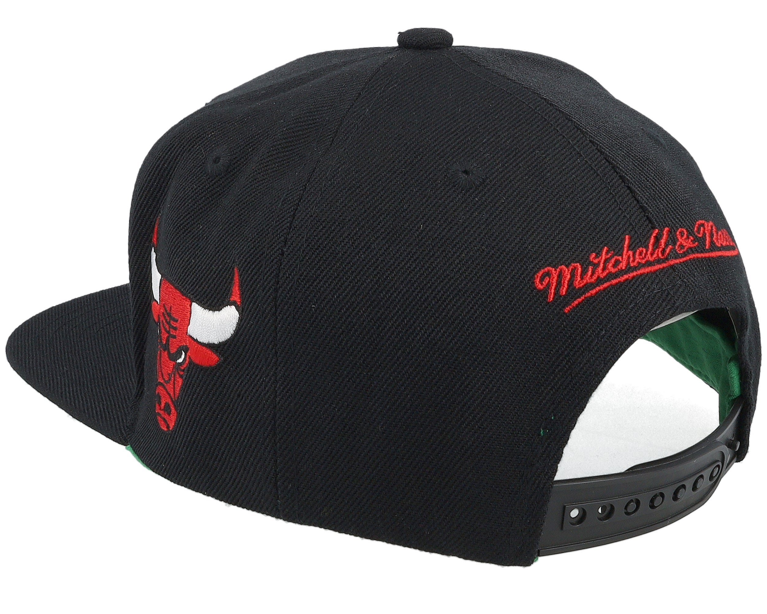 Mens Mitchell & Ness NBA TRIPLE PLAY SNAPBACK BULLS
