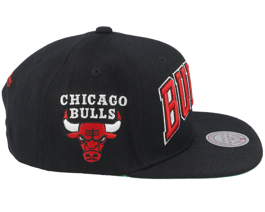 Mens Mitchell & Ness NBA TRIPLE PLAY SNAPBACK BULLS