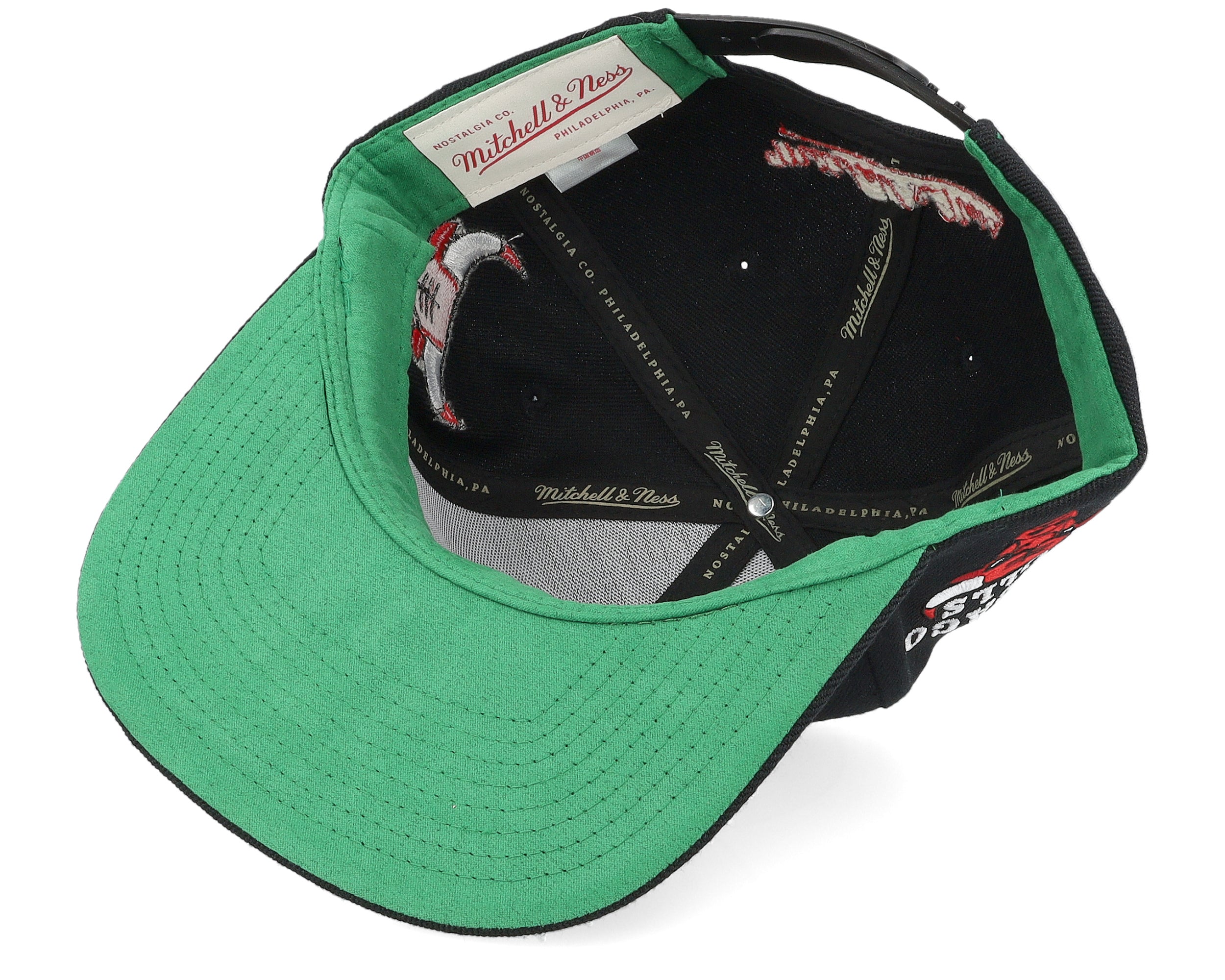 Mens Mitchell & Ness NBA TRIPLE PLAY SNAPBACK BULLS