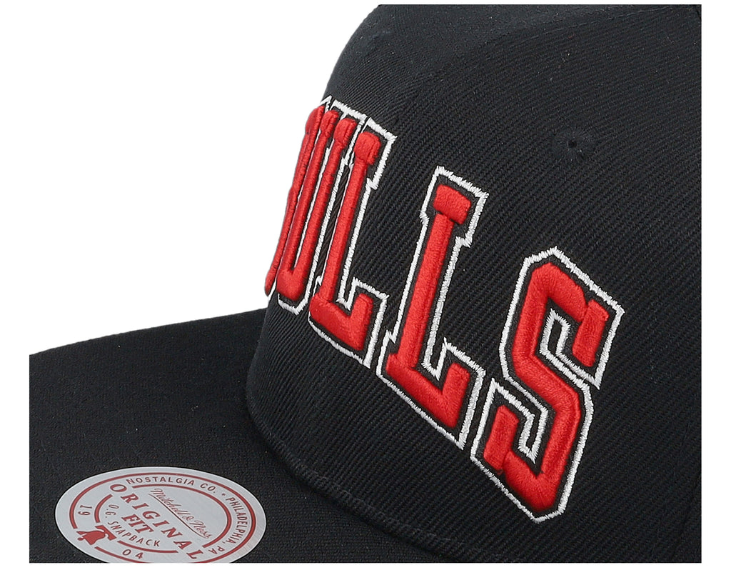 Mens Mitchell & Ness NBA TRIPLE PLAY SNAPBACK BULLS
