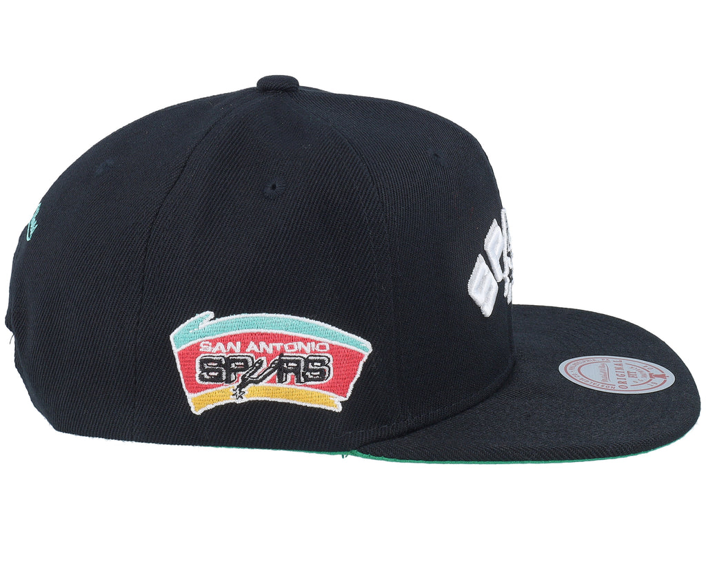 Mens Mitchell & Ness NBA TRIPLE PLAY SNAPBACK HWC SPURS