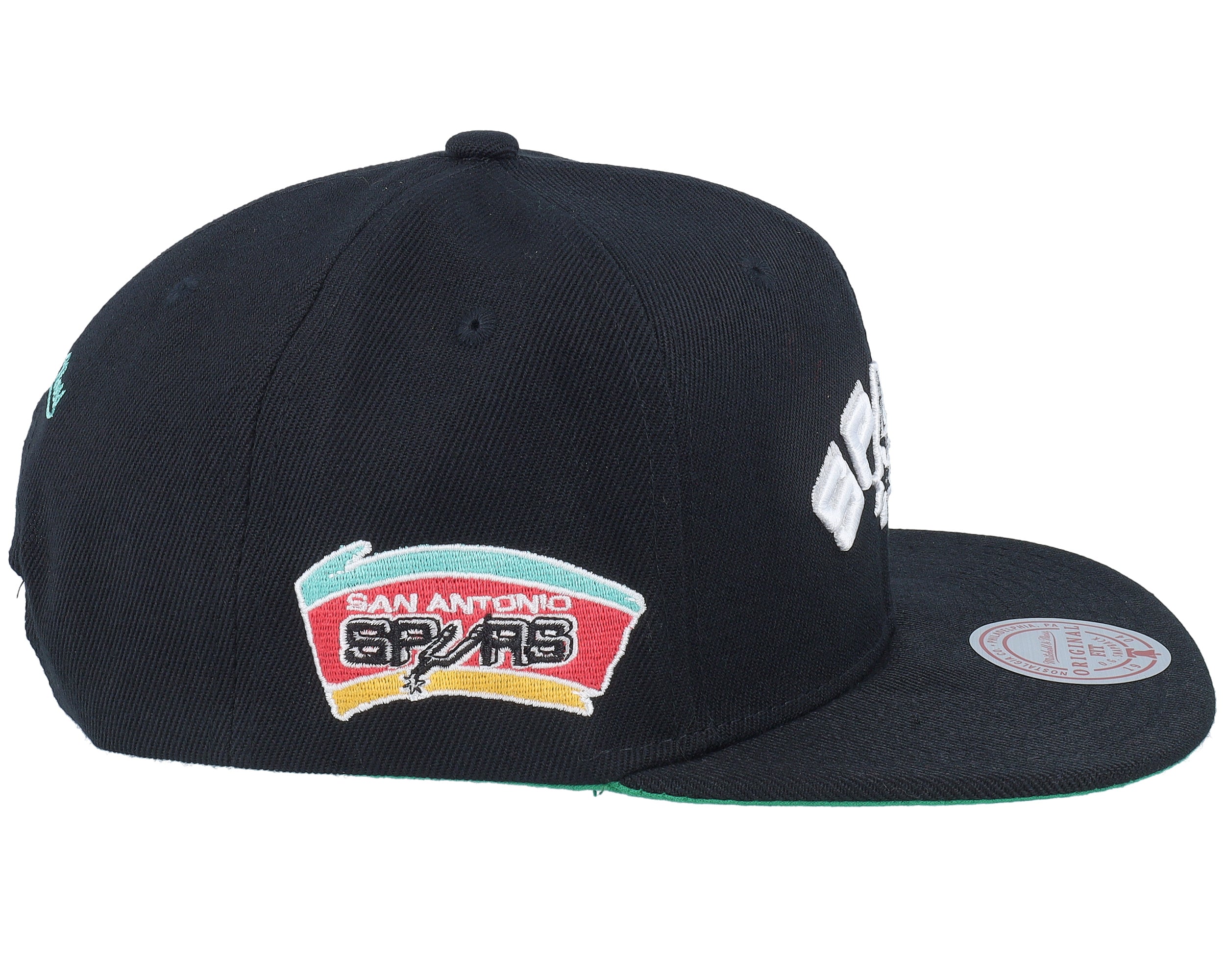 Mens Mitchell & Ness NBA TRIPLE PLAY SNAPBACK HWC SPURS