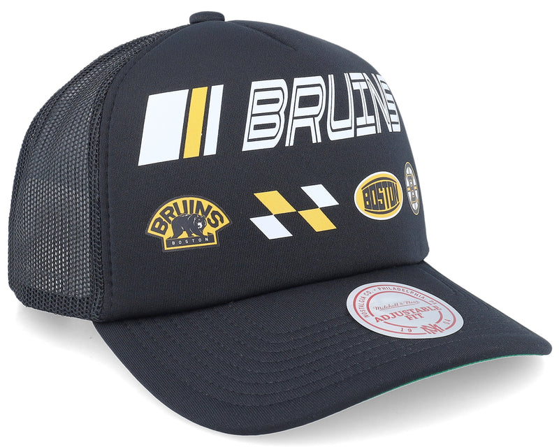 Mens Mitchell & Ness NHL SPEEDWAY TRUCKER BRUINS