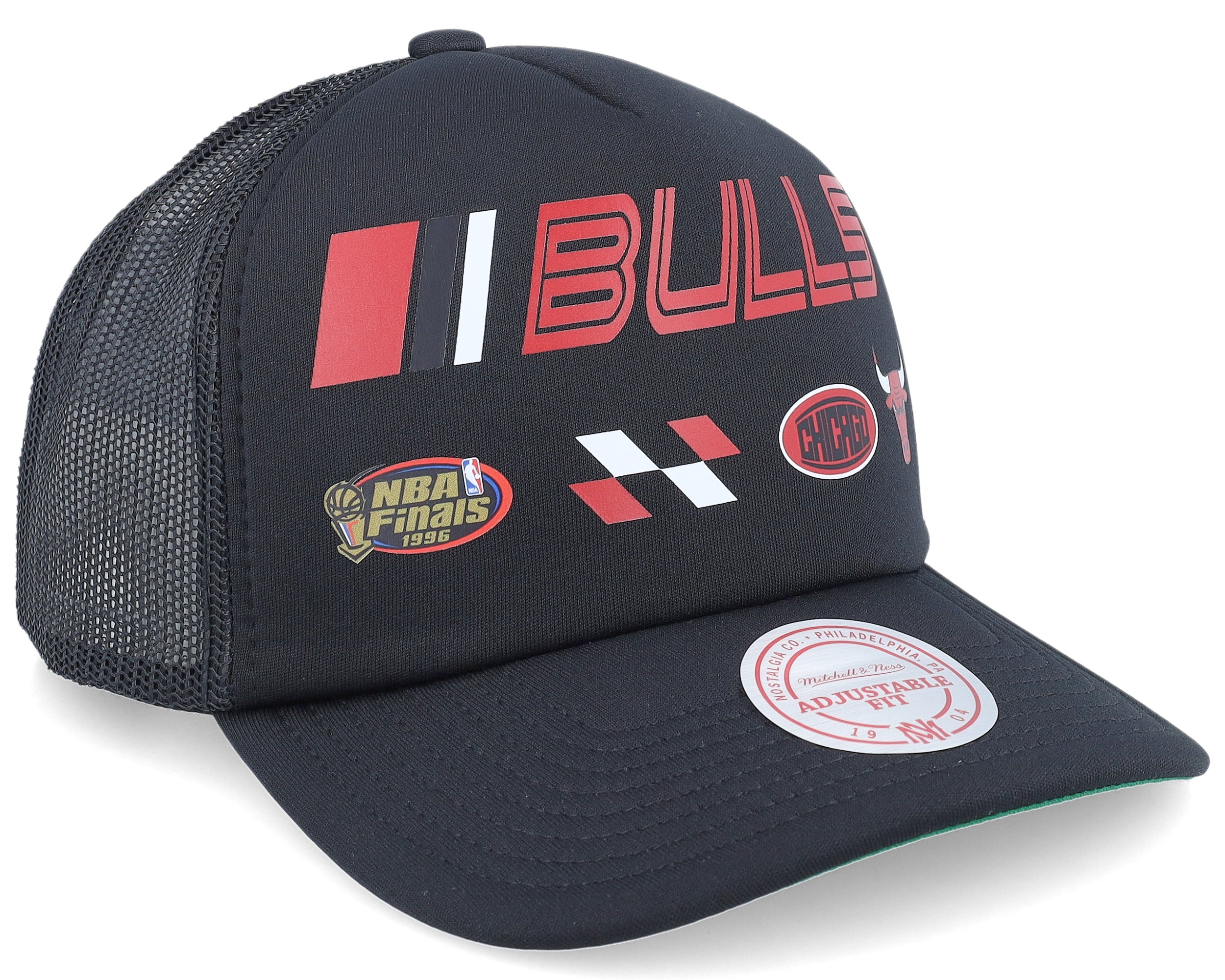 Mens Mitchell & Ness NBA SPEEDWAY TRUCKER HWC BULLS