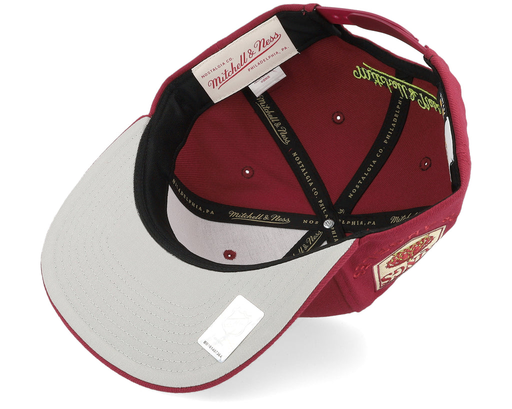 Mens Mitchell & Ness NHL MERLOT SHINE SNAPBACK VNTG KINGS