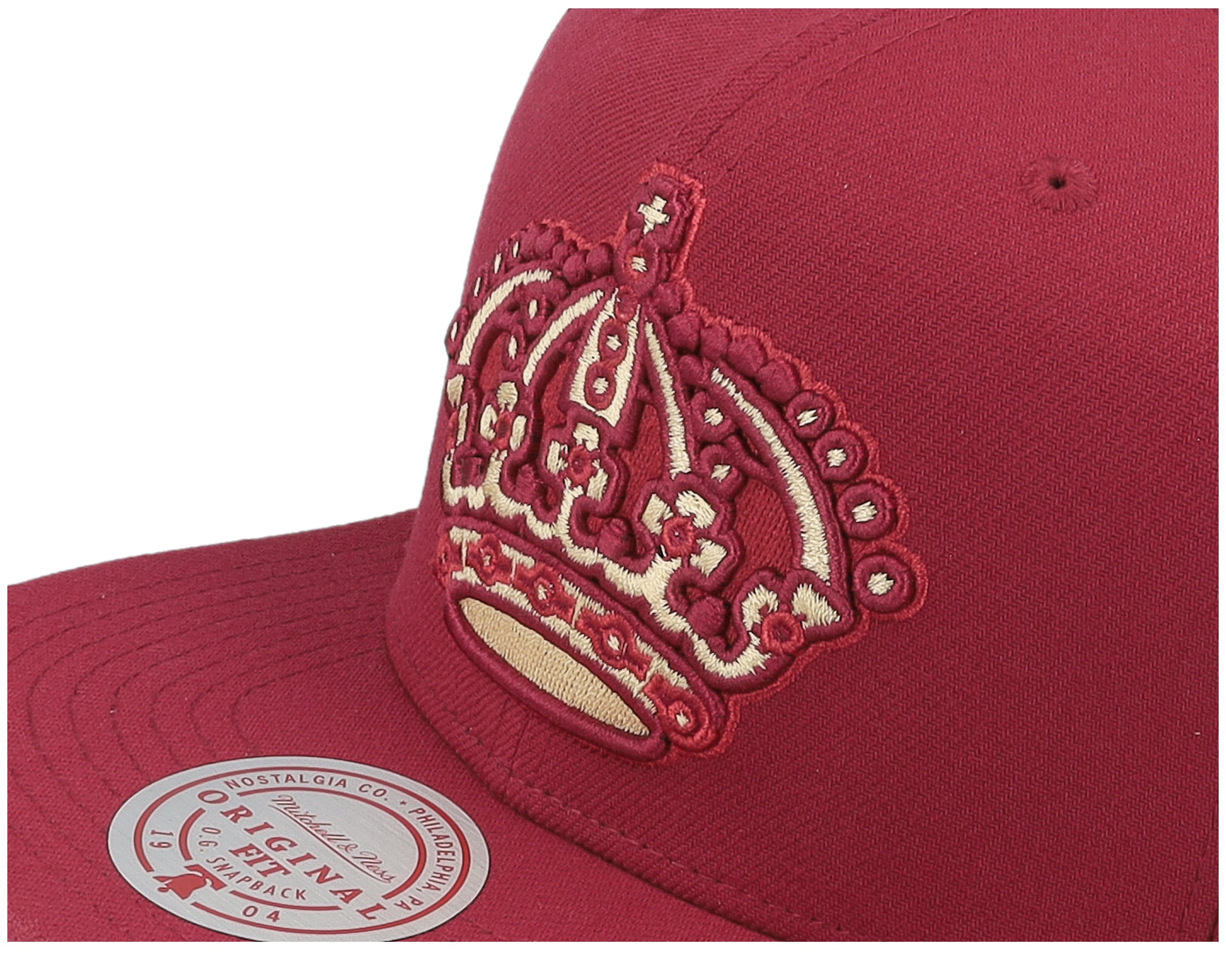 Mens Mitchell & Ness NHL MERLOT SHINE SNAPBACK VNTG KINGS