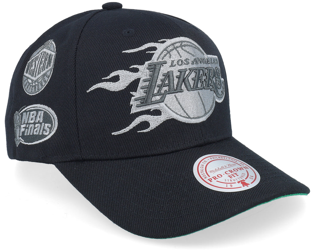 Mens Mitchell & Ness NBA BEAUTIFUL CHAOS PRO SNAPBACK LAKERS