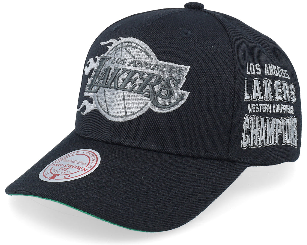 Mens Mitchell & Ness NBA BEAUTIFUL CHAOS PRO SNAPBACK LAKERS