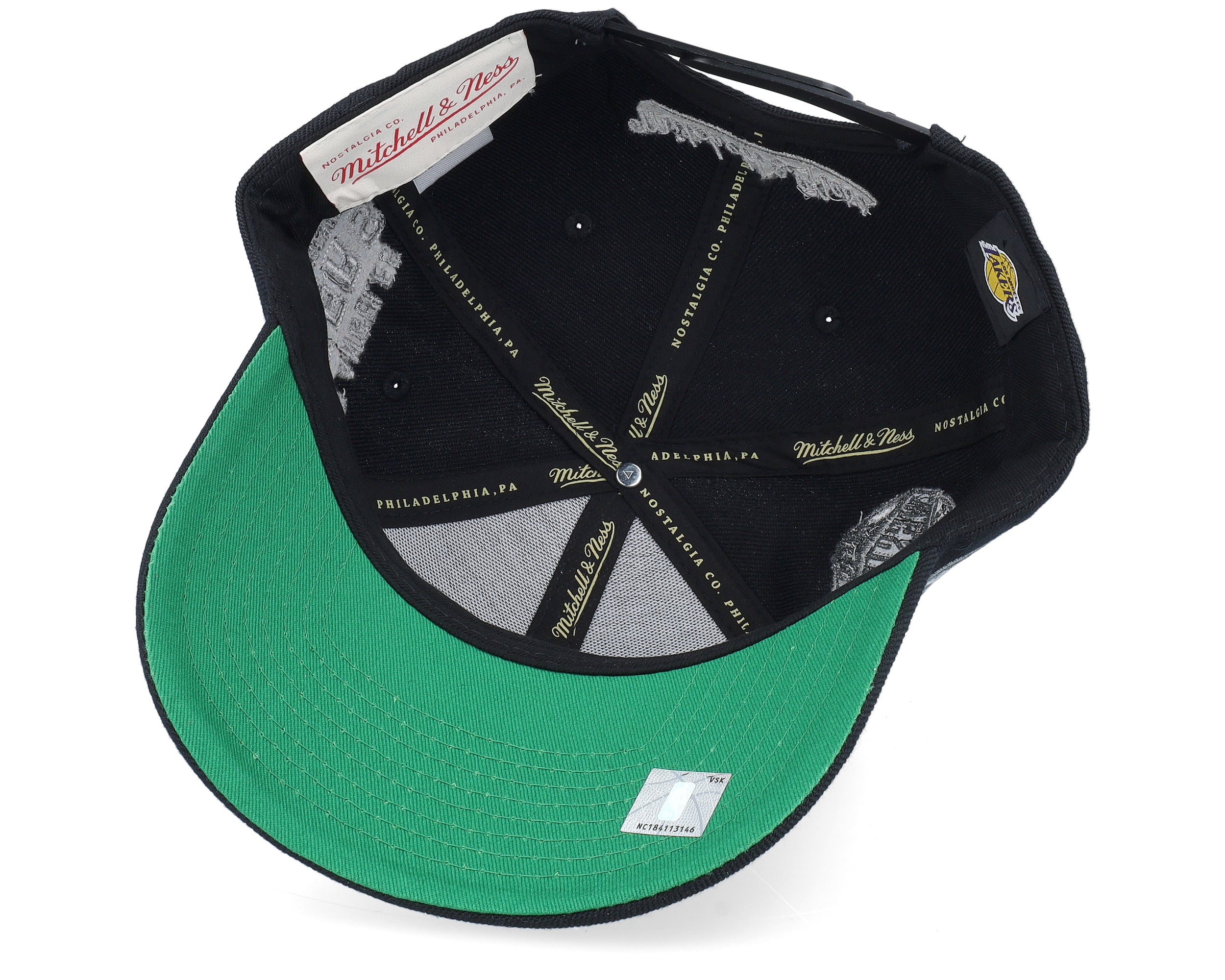 Mens Mitchell & Ness NBA BEAUTIFUL CHAOS PRO SNAPBACK LAKERS