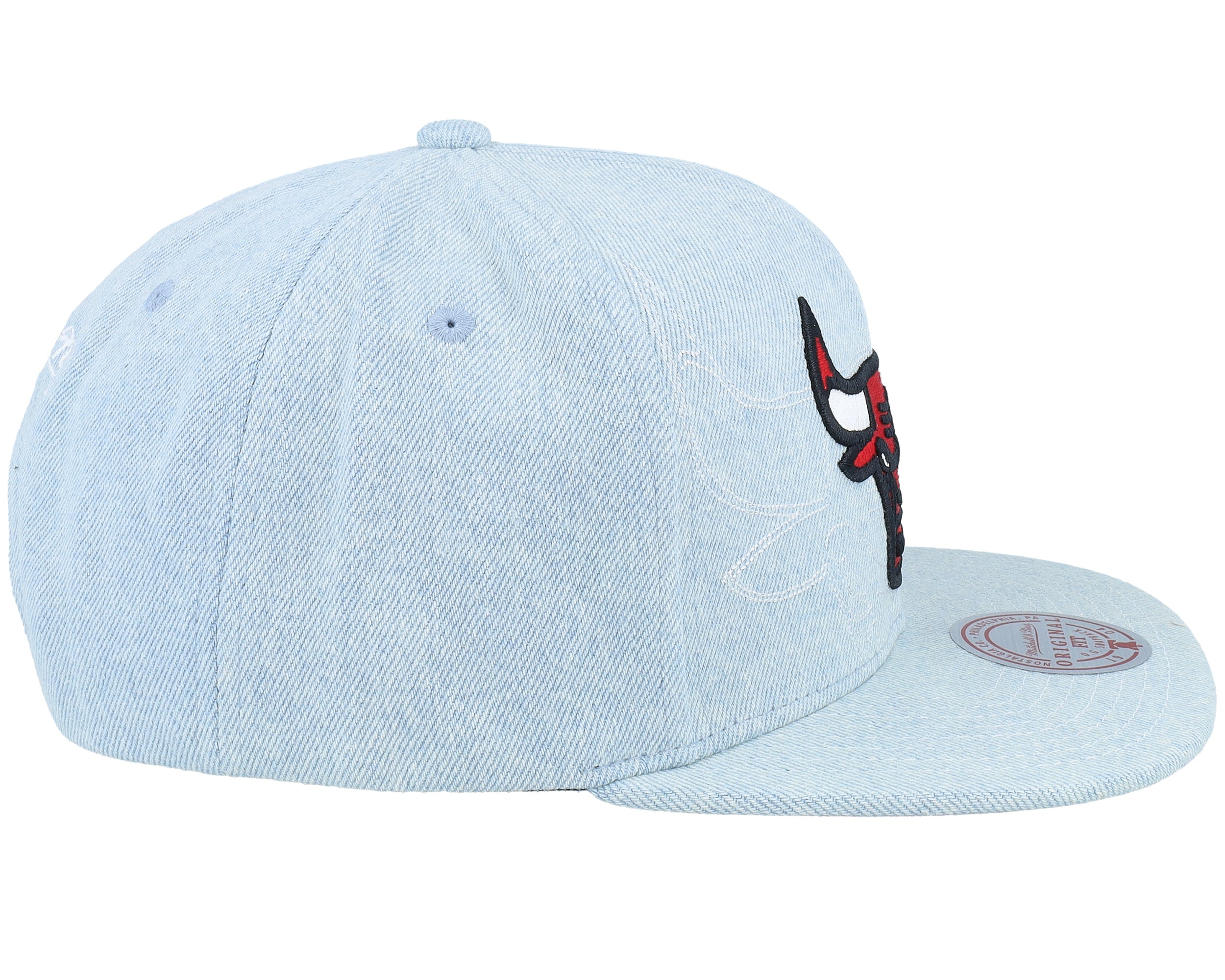Mens Mitchell & Ness NBA DENIM STITCHER SNAPBACK BULLS