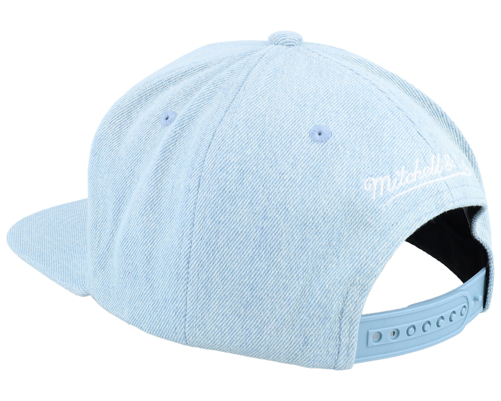Mens Mitchell & Ness NBA DENIM STITCHER SNAPBACK LAKERS