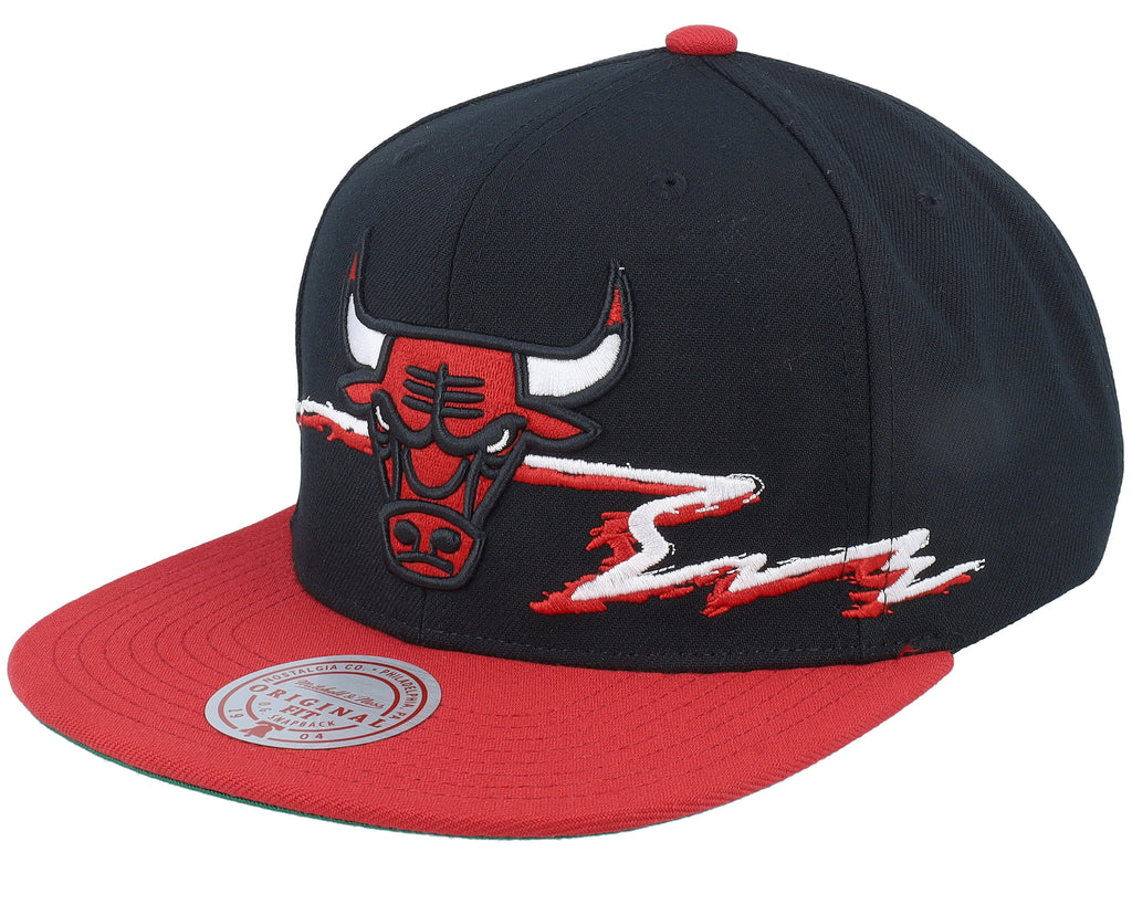 Mens Mitchell & Ness NBA LIFE LINE SNAPBACK BULLS