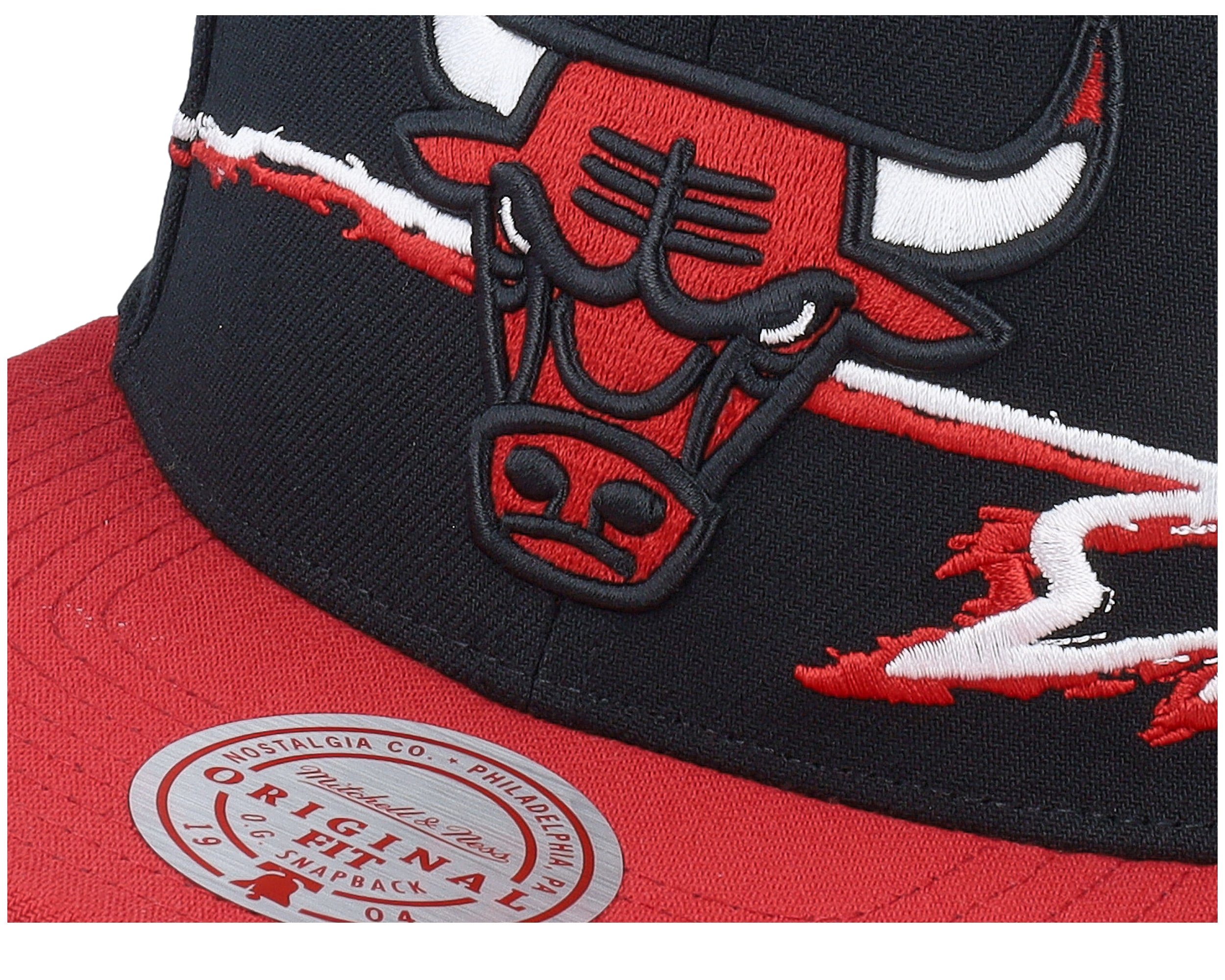 Mens Mitchell & Ness NBA LIFE LINE SNAPBACK BULLS