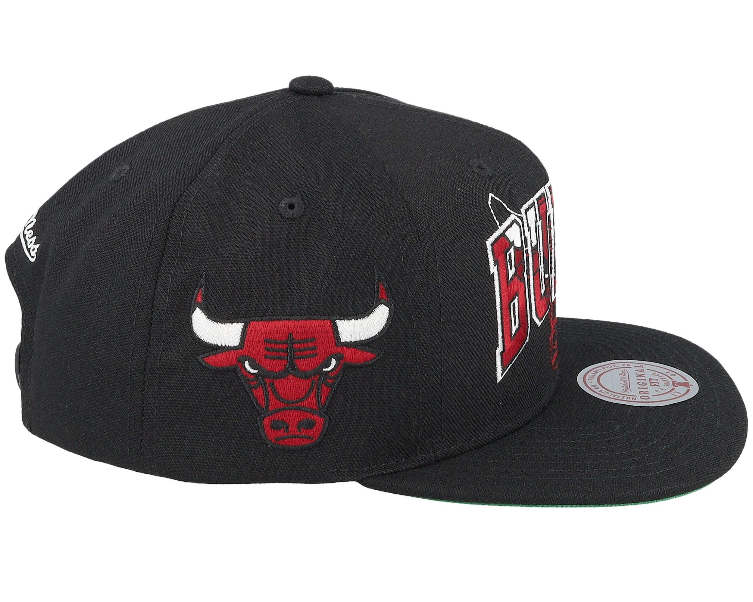 Mens Mitchell & Ness NBA DOUBLE UP SNAPBACK BULLS