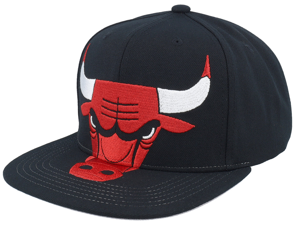 Mens Mitchell & Ness NBA XL LOGO SNAPBACK BULLS