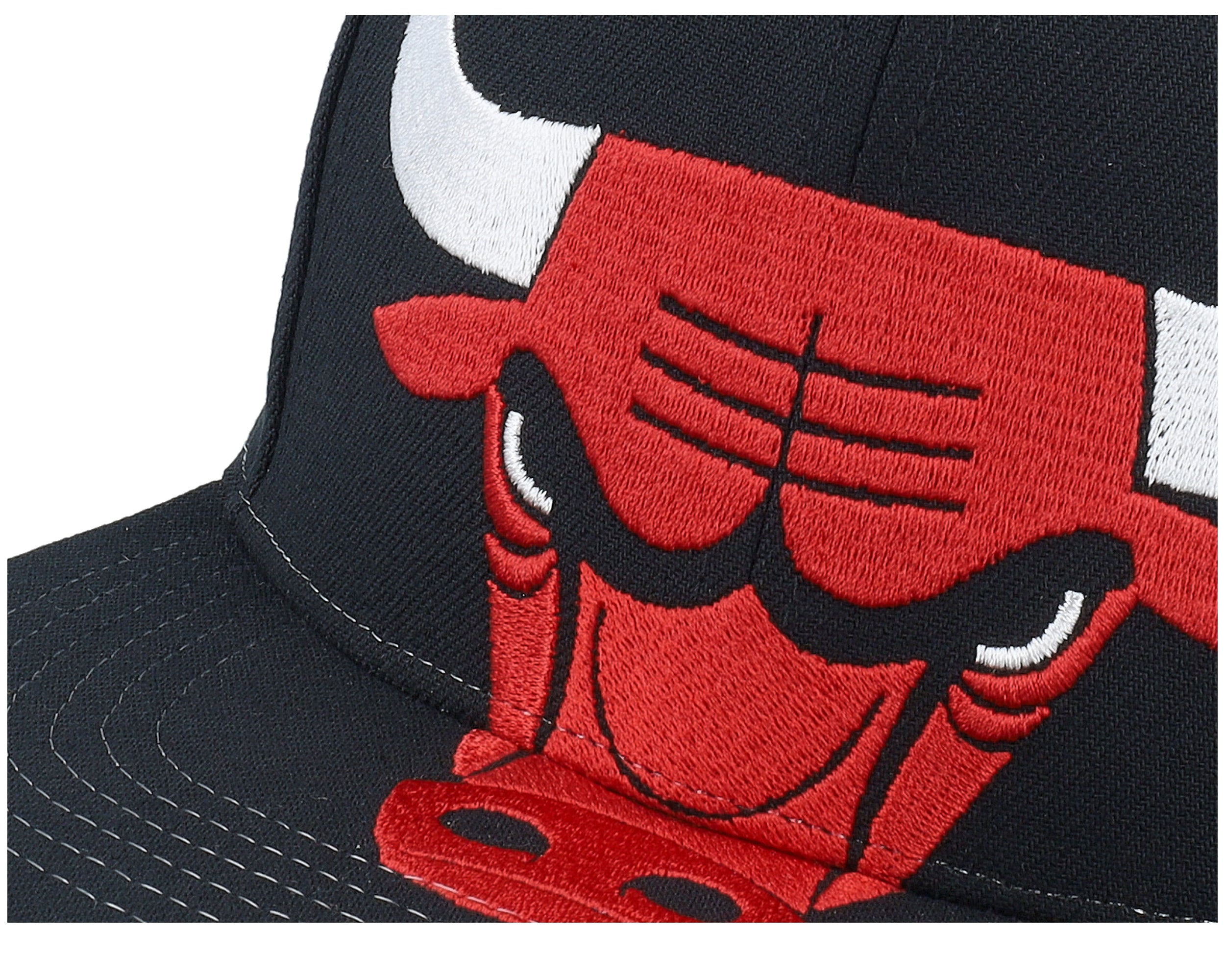 Mens Mitchell & Ness NBA XL LOGO SNAPBACK BULLS