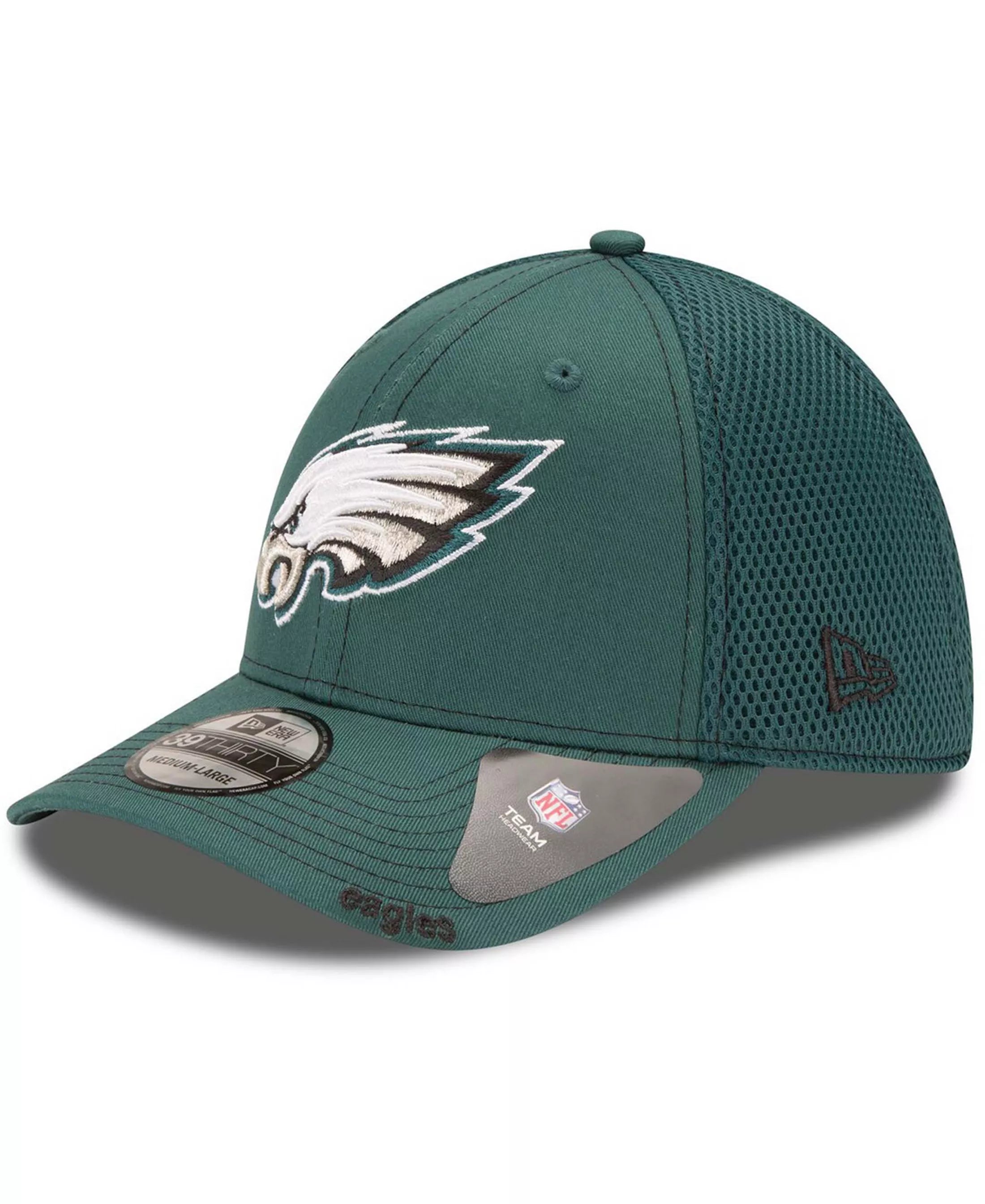 [10872450] Mens New Era NFL PHILADELPHIA EAGLES 3930 STRETCH FIT-MIDNIGHT GREEN