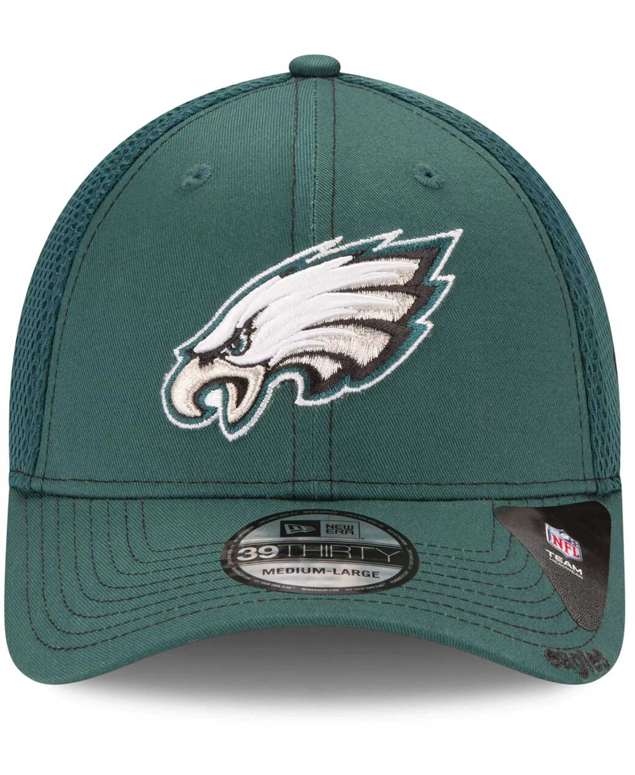 [10872450] Mens New Era NFL PHILADELPHIA EAGLES 3930 STRETCH FIT-MIDNIGHT GREEN