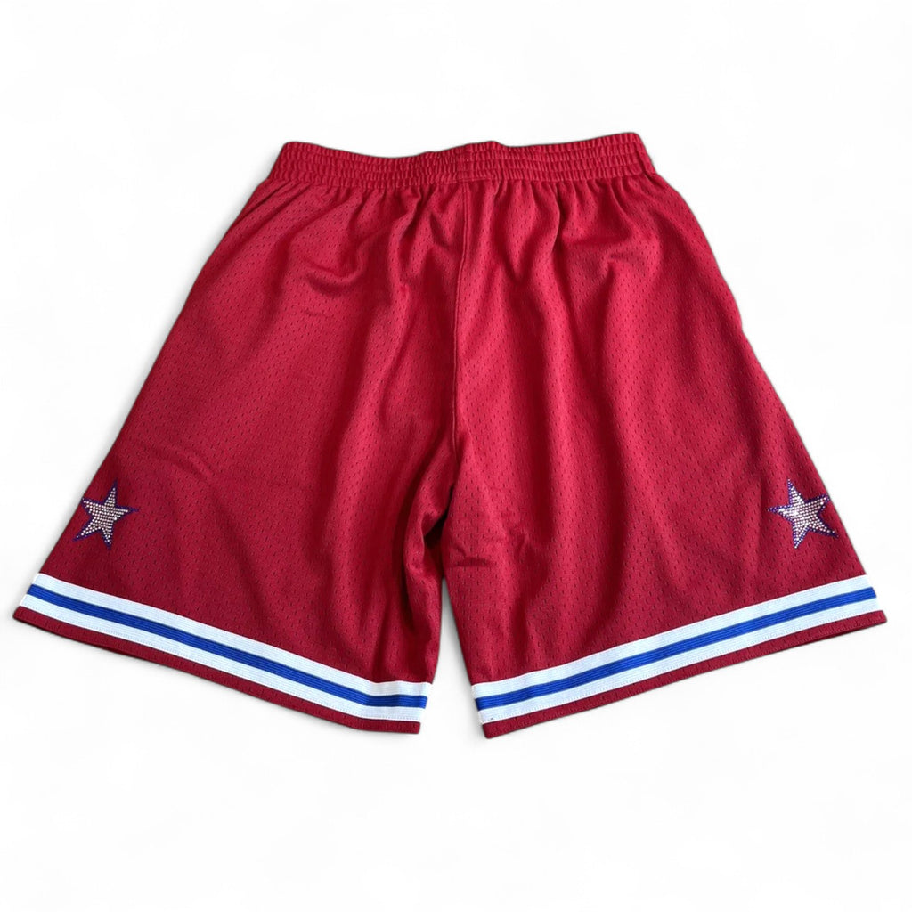 Mens Mitchell & Ness NBA Rhinestone Swingman Short All Star 1988