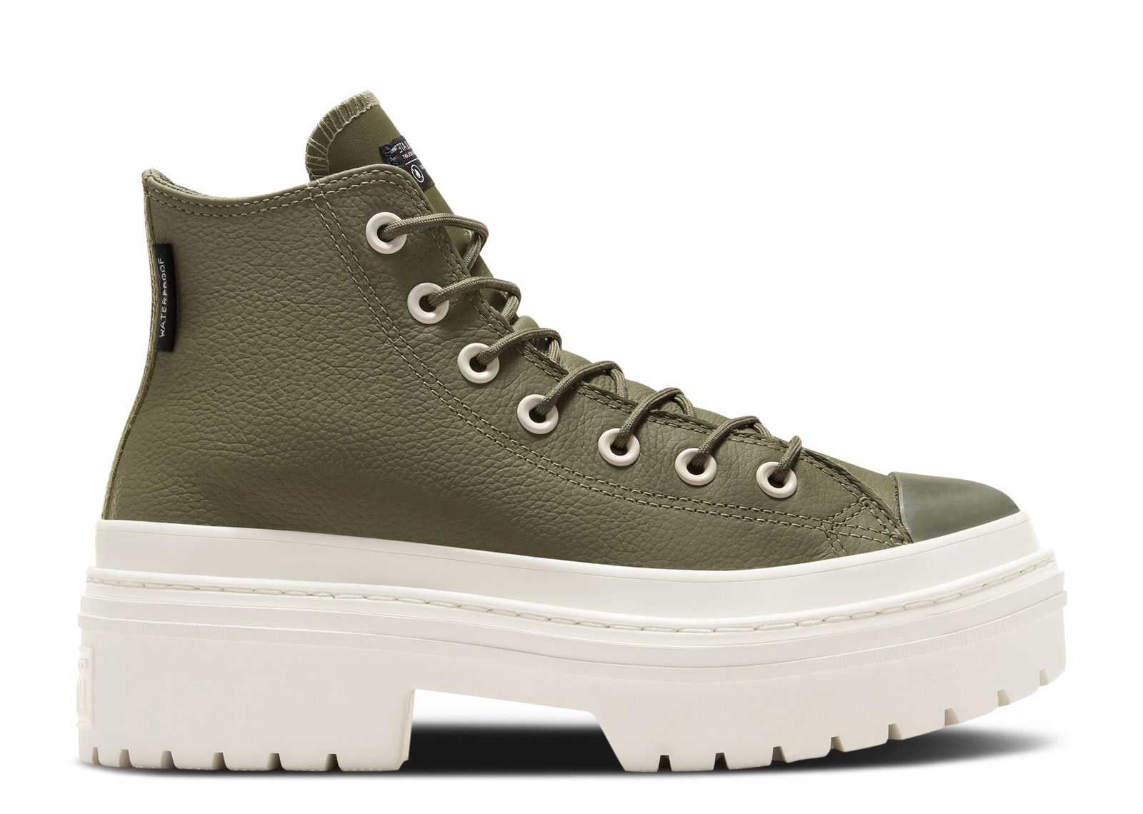[A11163C] Womens Converse CHUCK TAYLOR ALL STAR LUGGED HEEL PLATFORM LEATHER HI 'UTILITY'