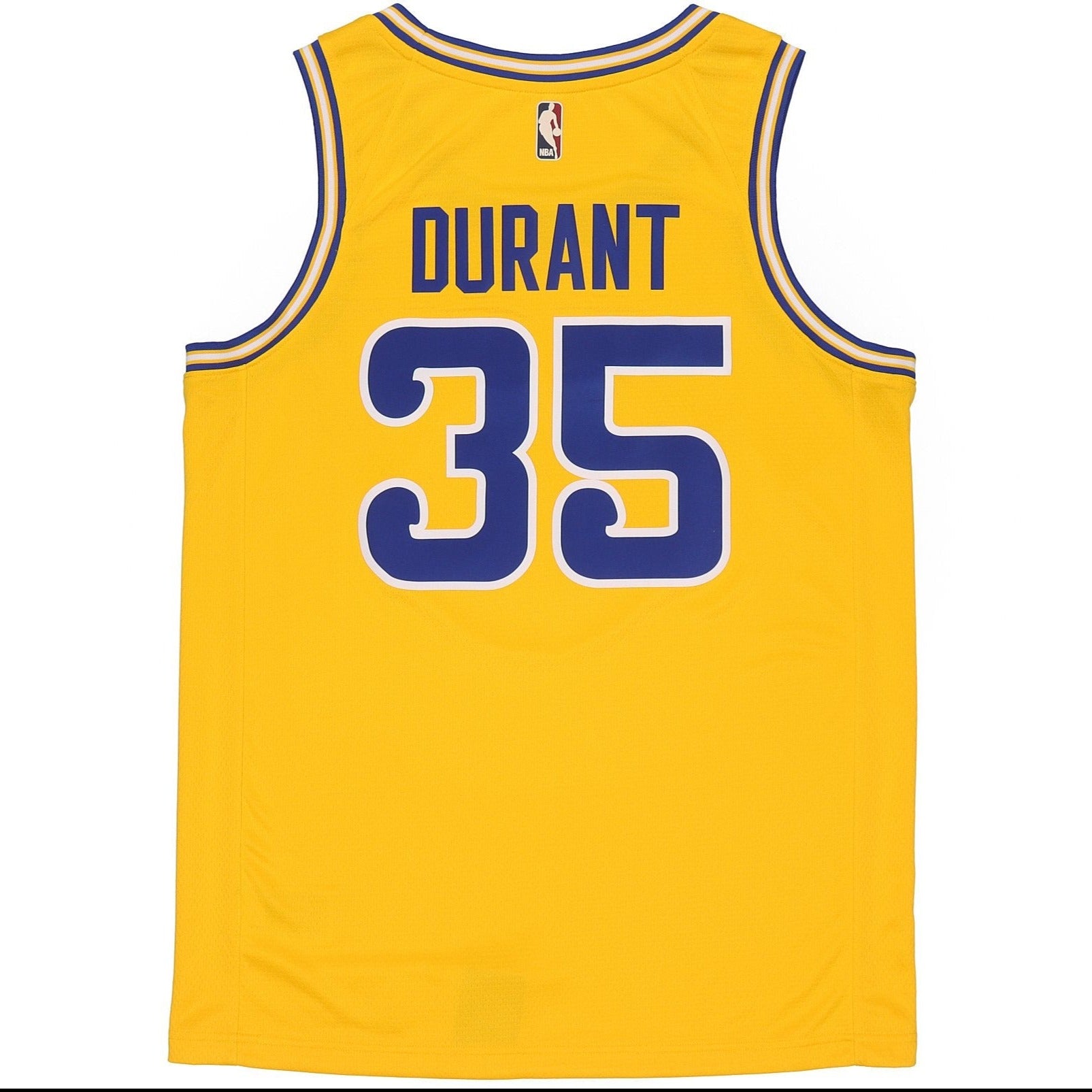 [AJ3878-729] Mens Nike NBA Golden State Warriors Durant Gold Hardwood Classics Swingman Jersey
