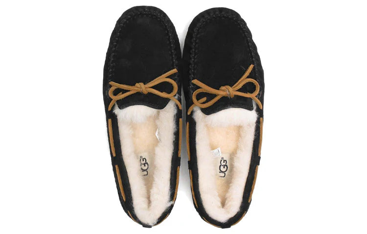 [5612-BLK] WOMENS UGG DAKOTA SLIPPER 'BLACK' - BLACK