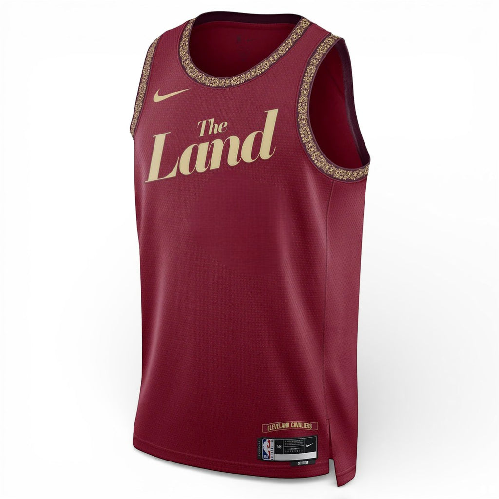 [DX8528-698] MENS NIKE NBA CAVALIERS CITY EDITION SWINGMAN JERSEY 23