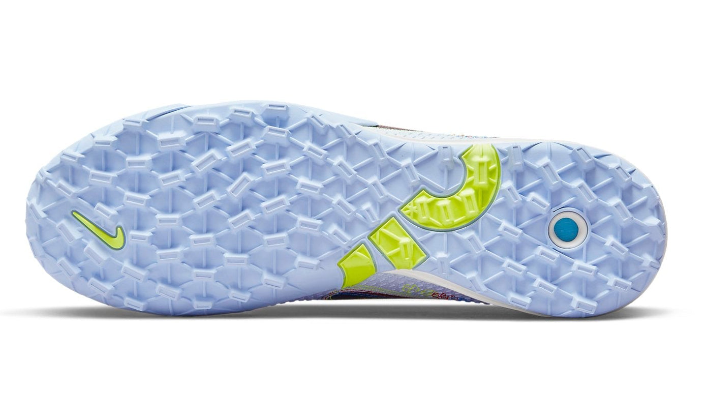 [DJ2851-054] MENS NIKE MERCURIAL AIR ZOOM VAPOR 14 PRO TF 'FOOTBALL GREY LIGHT MARINE'