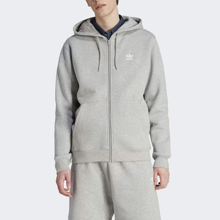 [IL2516] MENS ADIDAS ORIGINALS ESSENTIAL FULL-ZIP HOODIE