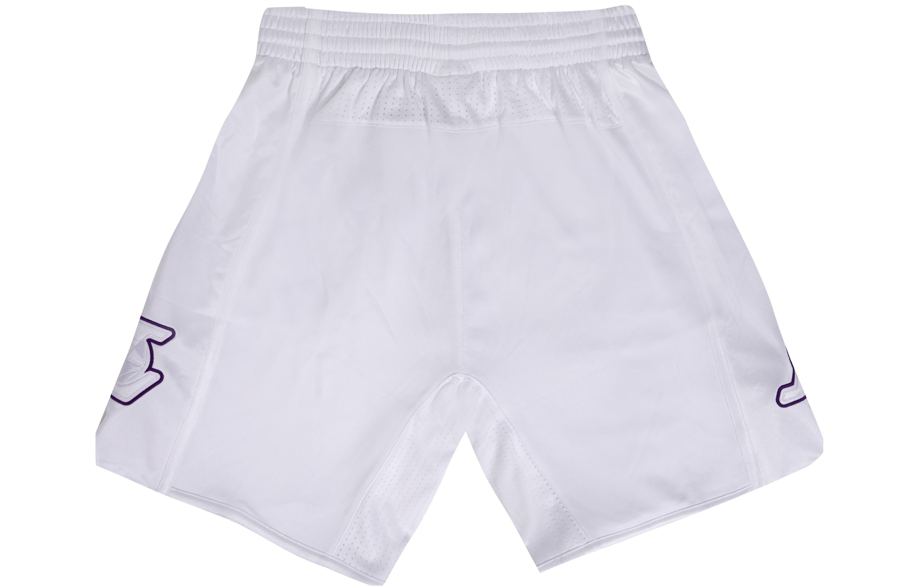 [ASHR4972-LAL12PPPWHIT] MENS MITCHELL & NESS CHRISTMAS DAY SHORTS LAKERS 2012