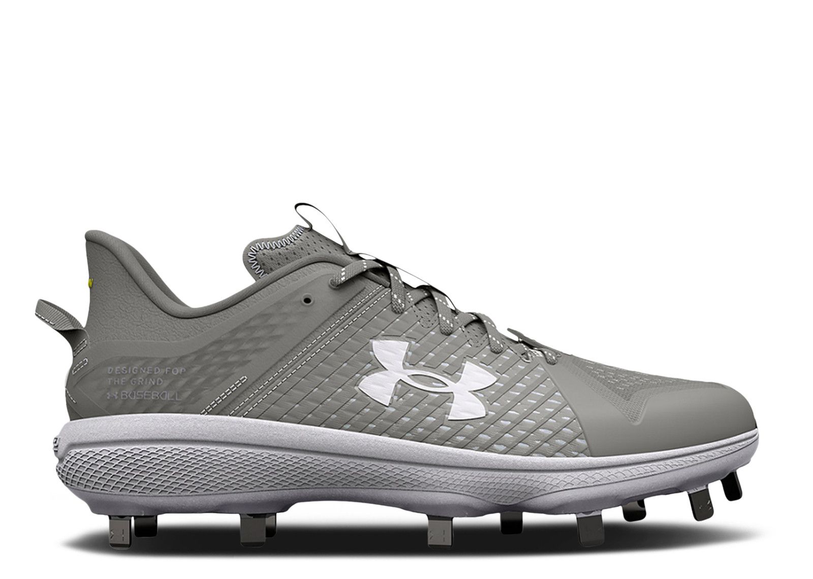 [3025592-101] MENS UNDER ARMOUR YARD LOW MT 'GREY WHITE' (NO LID)