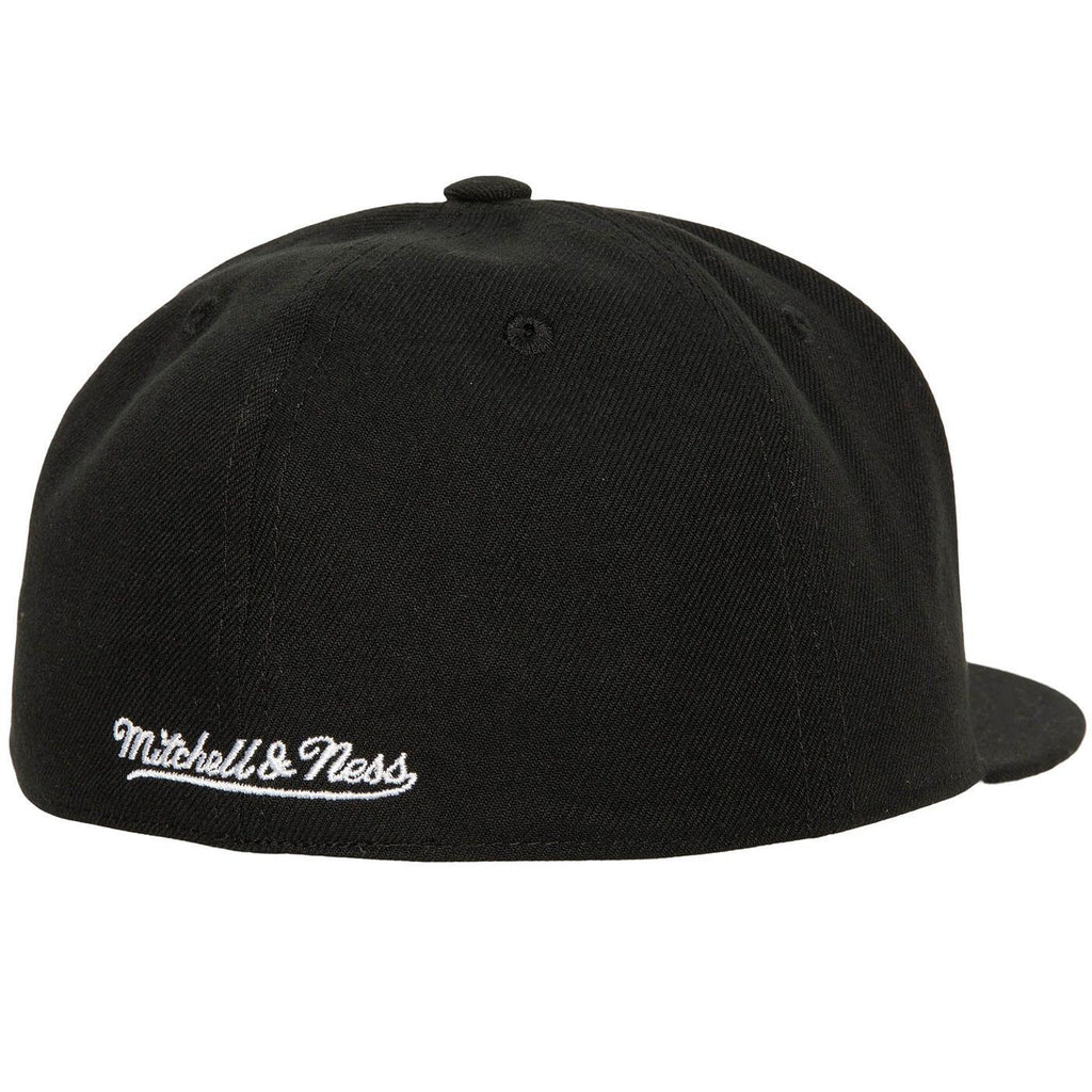 MENS MITCHELL & NESS MLB EVERGREEN FITTED COOP MARLINS - BLACK