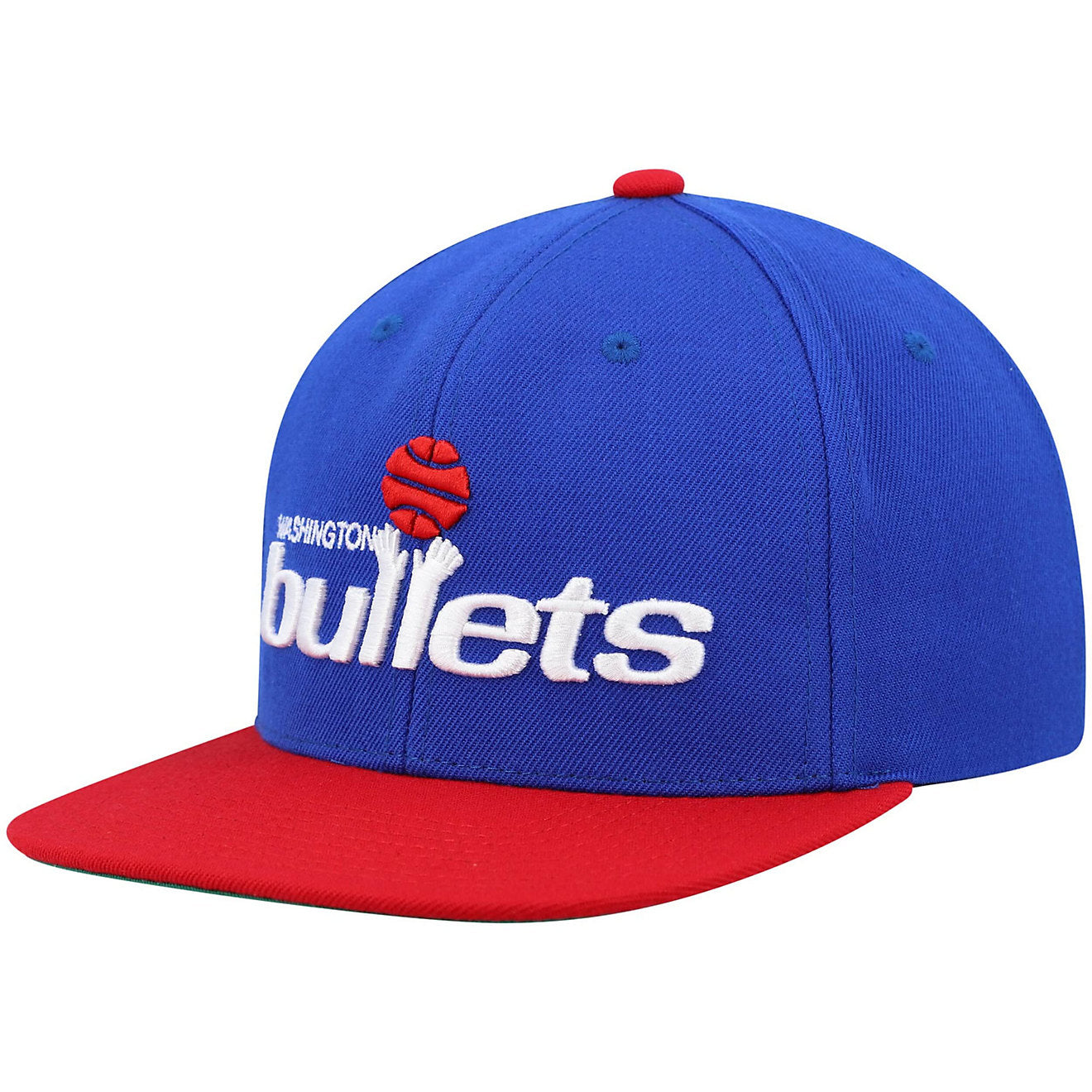 MENS MITCHELL & NESS NBA TEAM 2 TONE 2.0 SNAPBACK HWC BULLETS