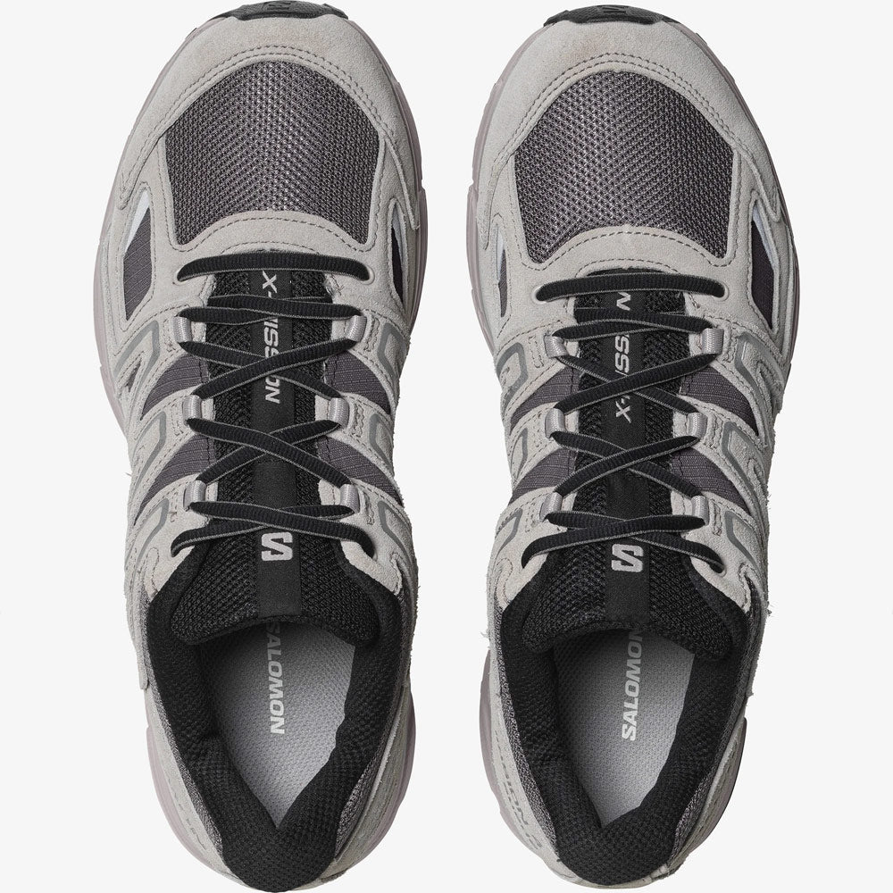 [L47138100] Mens Salomon X-MISSION 4 SUEDE 'PLUM KITTEN'