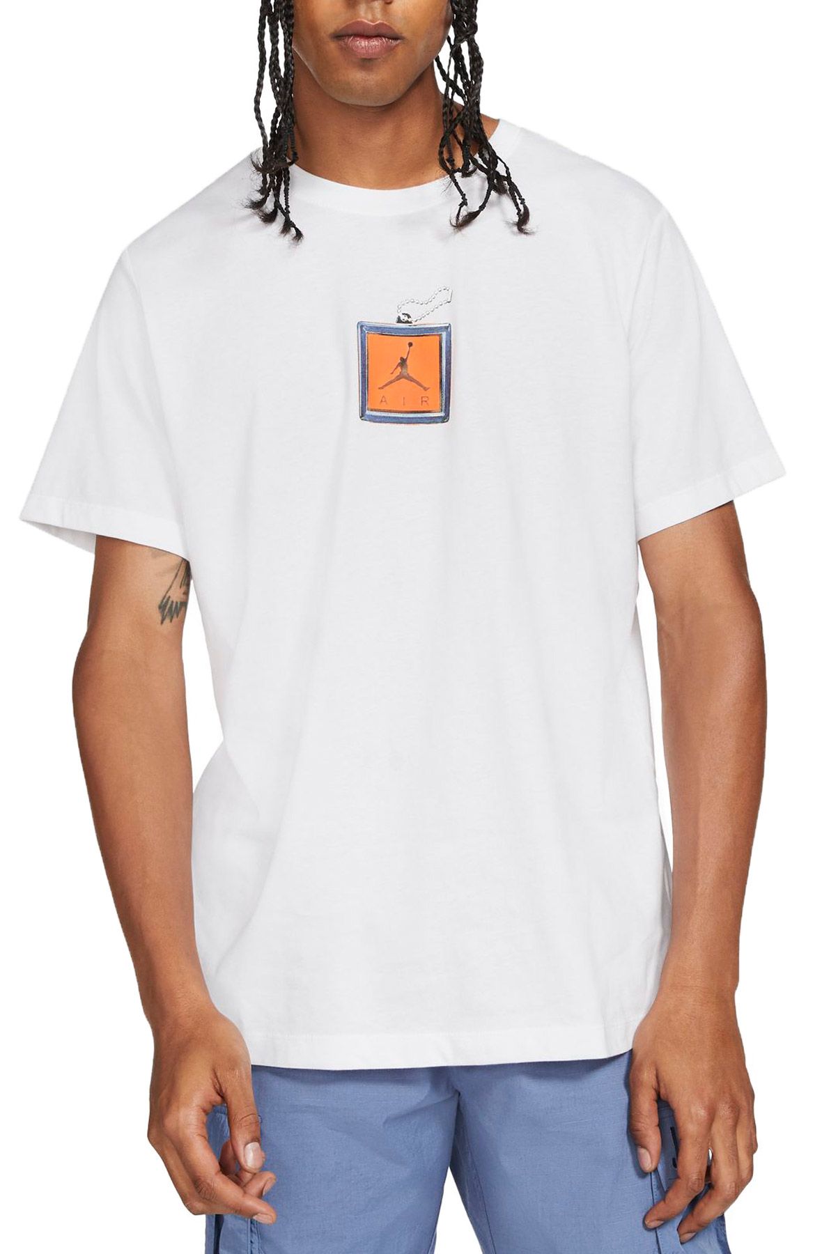 [CV5157-100] MENS AIR JORDAN KEYCHAIN SHORT SLEEVE TEE SHIRT