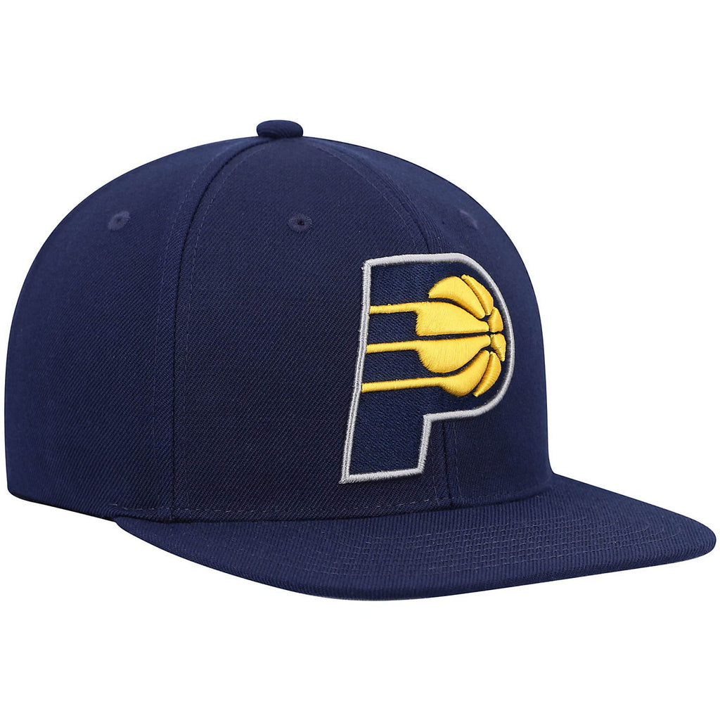 MENS MITCHELL & NESS NBA TEAM GROUND 2.0 SNAPBACK PACERS