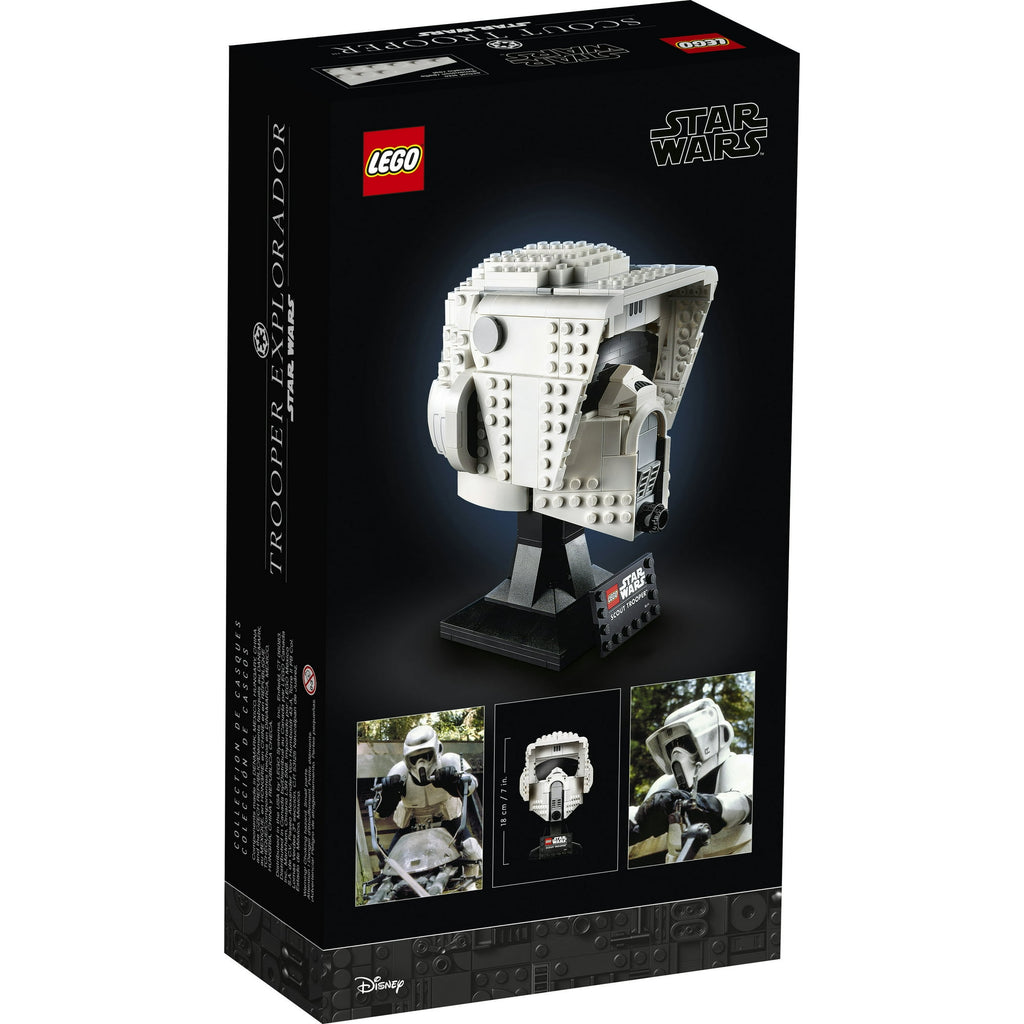 [75305_LEGOSCOUTTROOPER] LEGO Star Wars Scout Trooper Helmet Collectible Building Toy