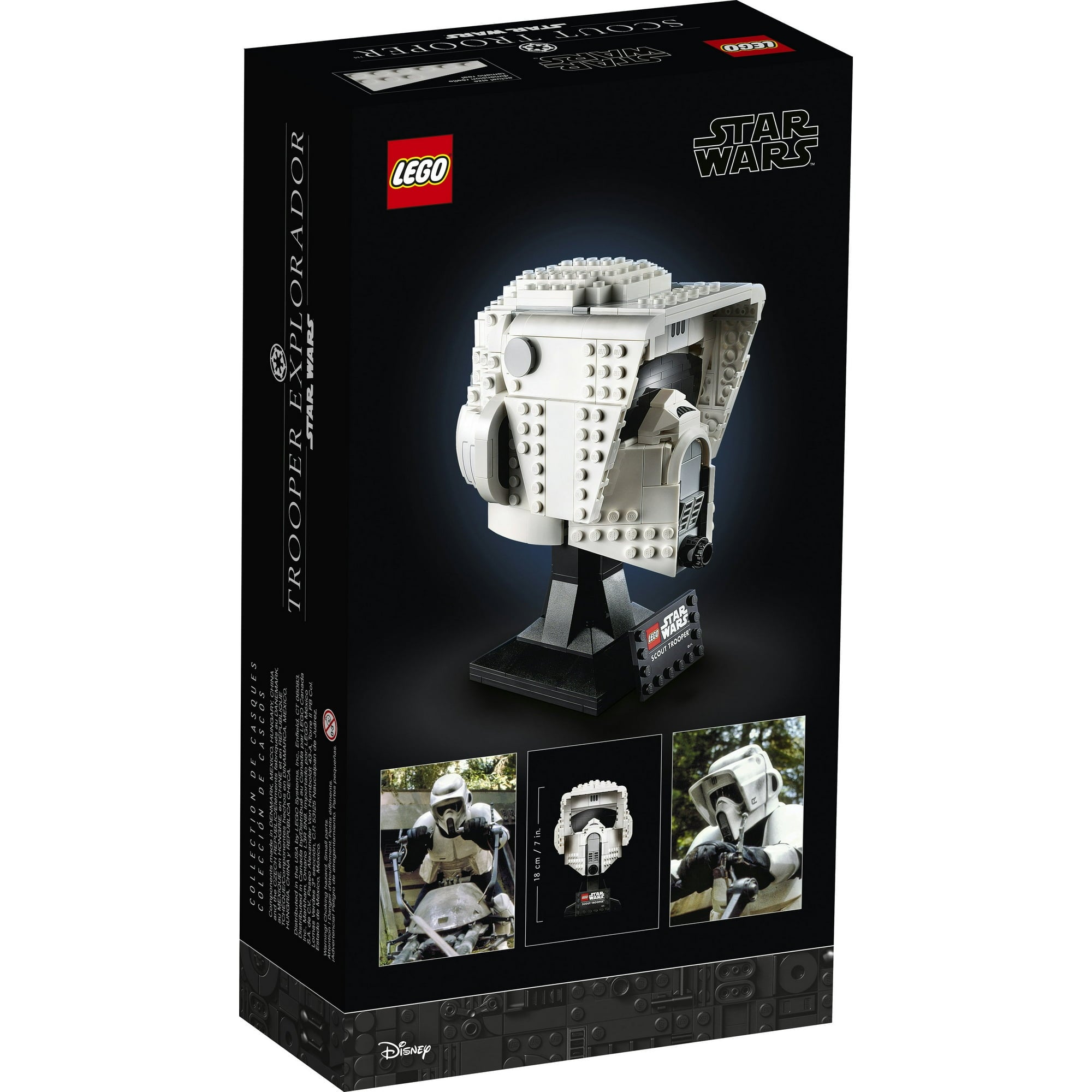 [75305_LEGOSCOUTTROOPER] LEGO Star Wars Scout Trooper Helmet Collectible Building Toy
