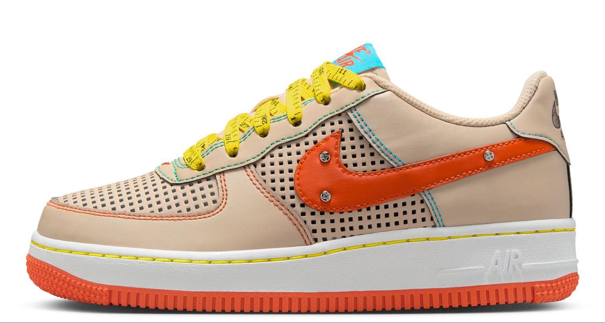 [IB7725-126] GRADE SCHOOL NIKE AIR FORCE 1 LE BG 'D.I.Y. DIORAMA'
