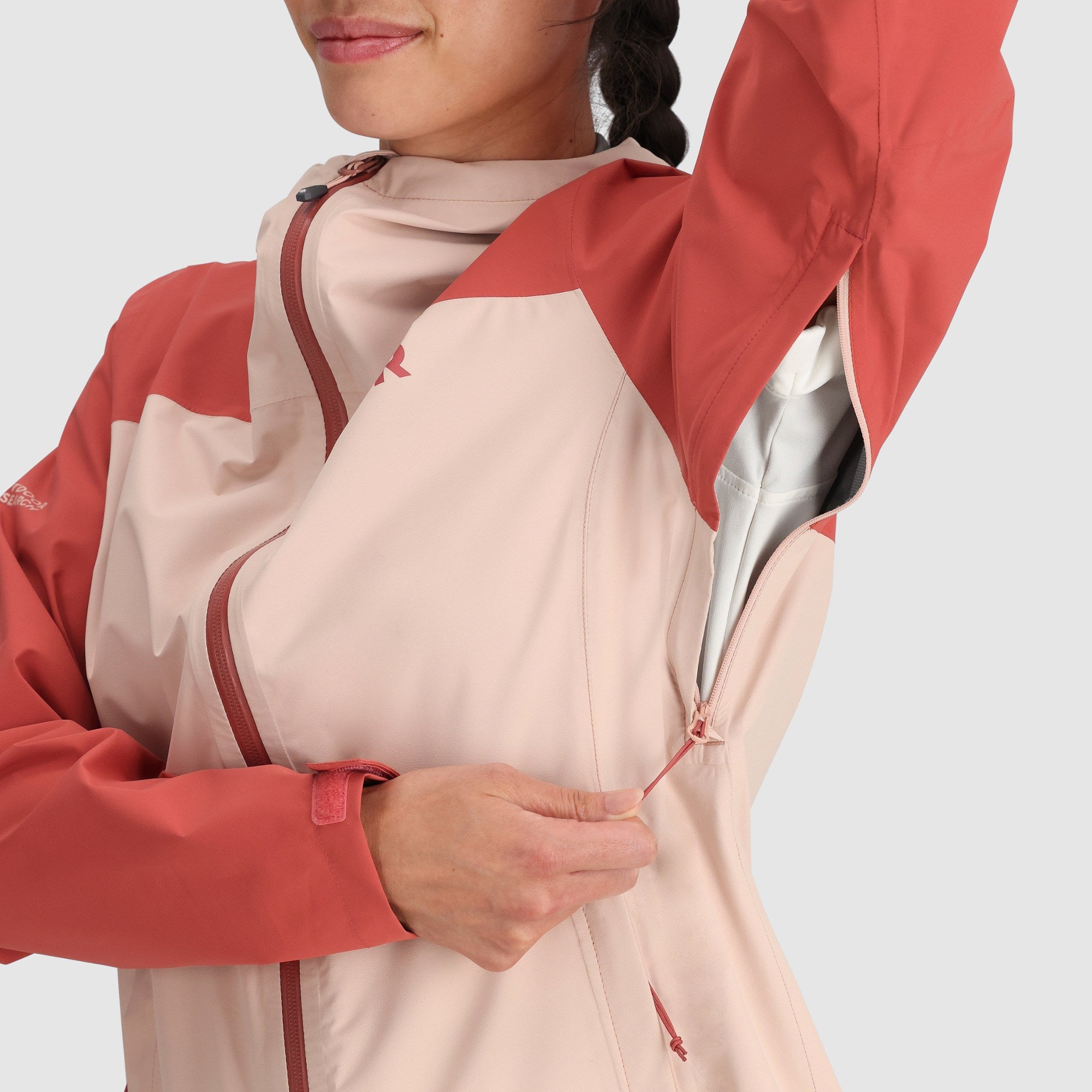 [300894-2718] WOMENS OUTDOOR RESEARCH STRATOBURST STRETCH WATERPROOF RAIN JACKET