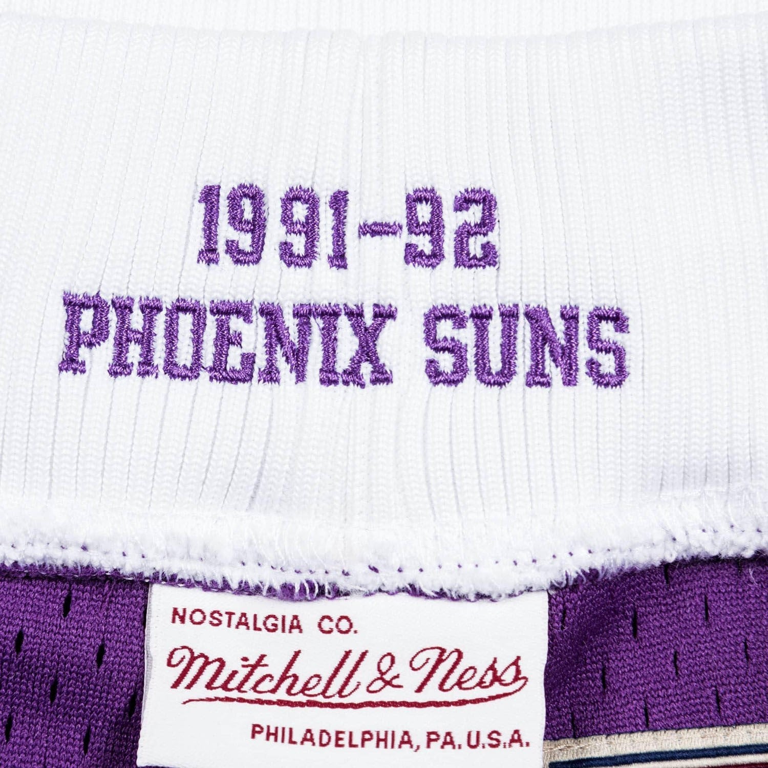 MENS MITCHELL & NESS NBA AUTHENTIC SHORTS SUNS 91-92