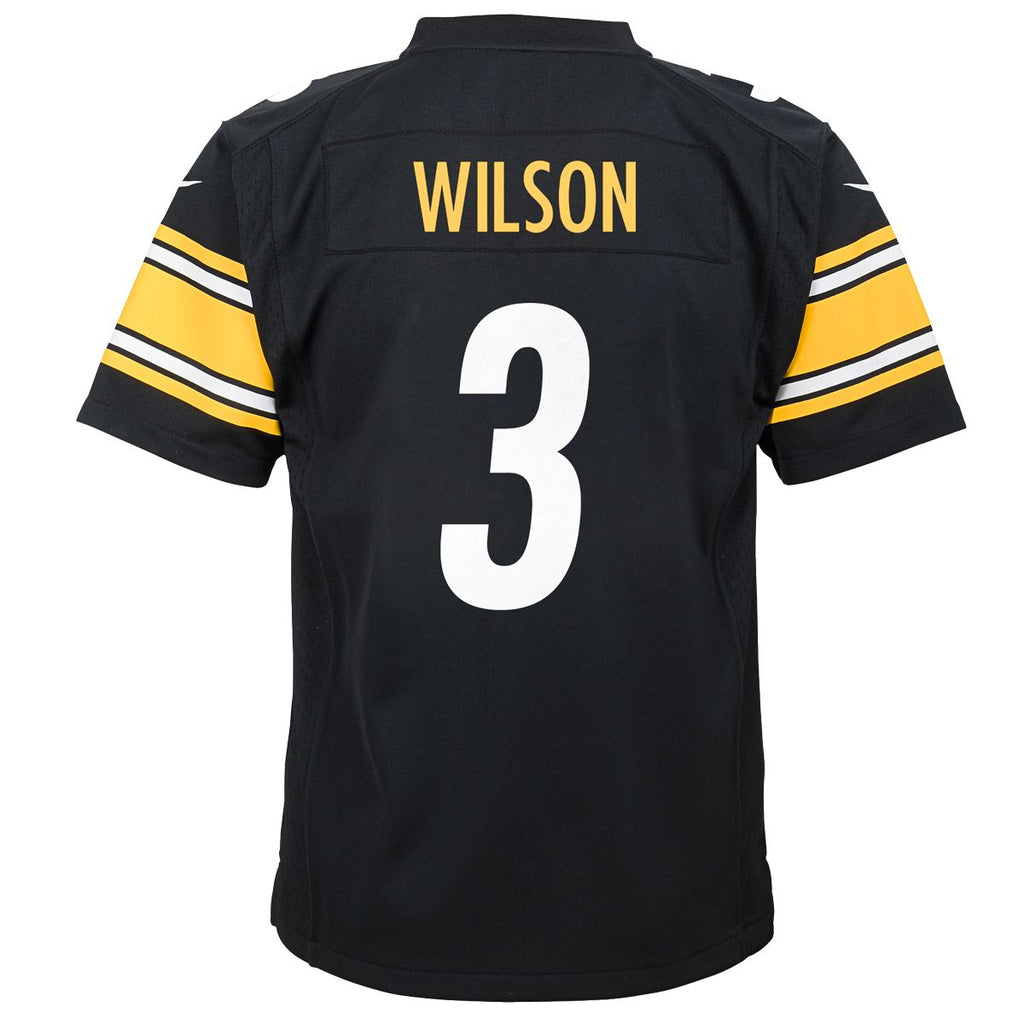 [9Z1B7F1P9-STEWR] YOUTH NIKE RUSSELL WILSON #3 NIKE REPLICA CARBON JERSEY