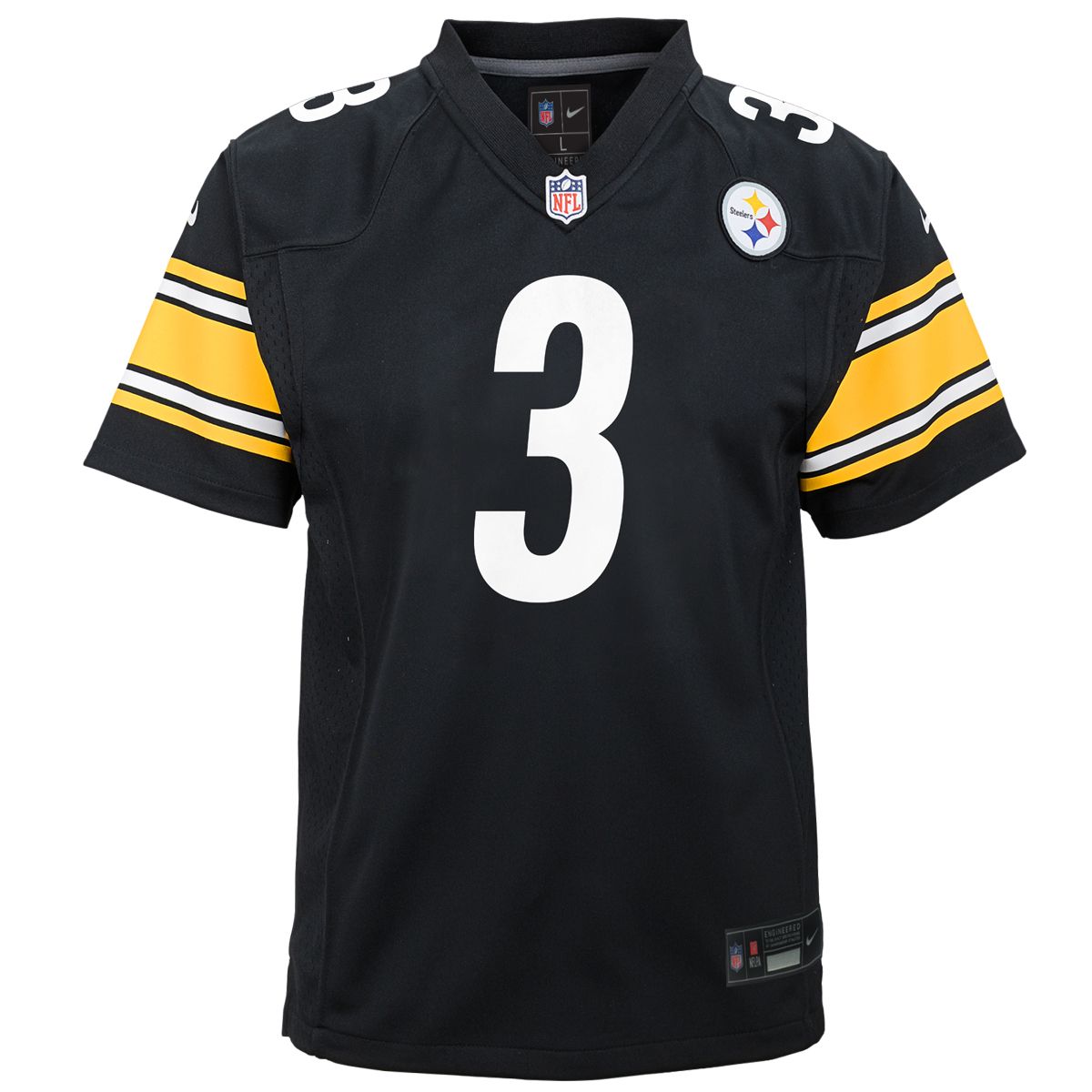 [9Z1B7F1P9-STEWR] YOUTH NIKE RUSSELL WILSON #3 NIKE REPLICA CARBON JERSEY