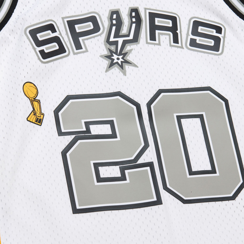 MENS MITCHELL & NESS NUMBER RETIREMENT SPURS 2002 MANU GINOBILI