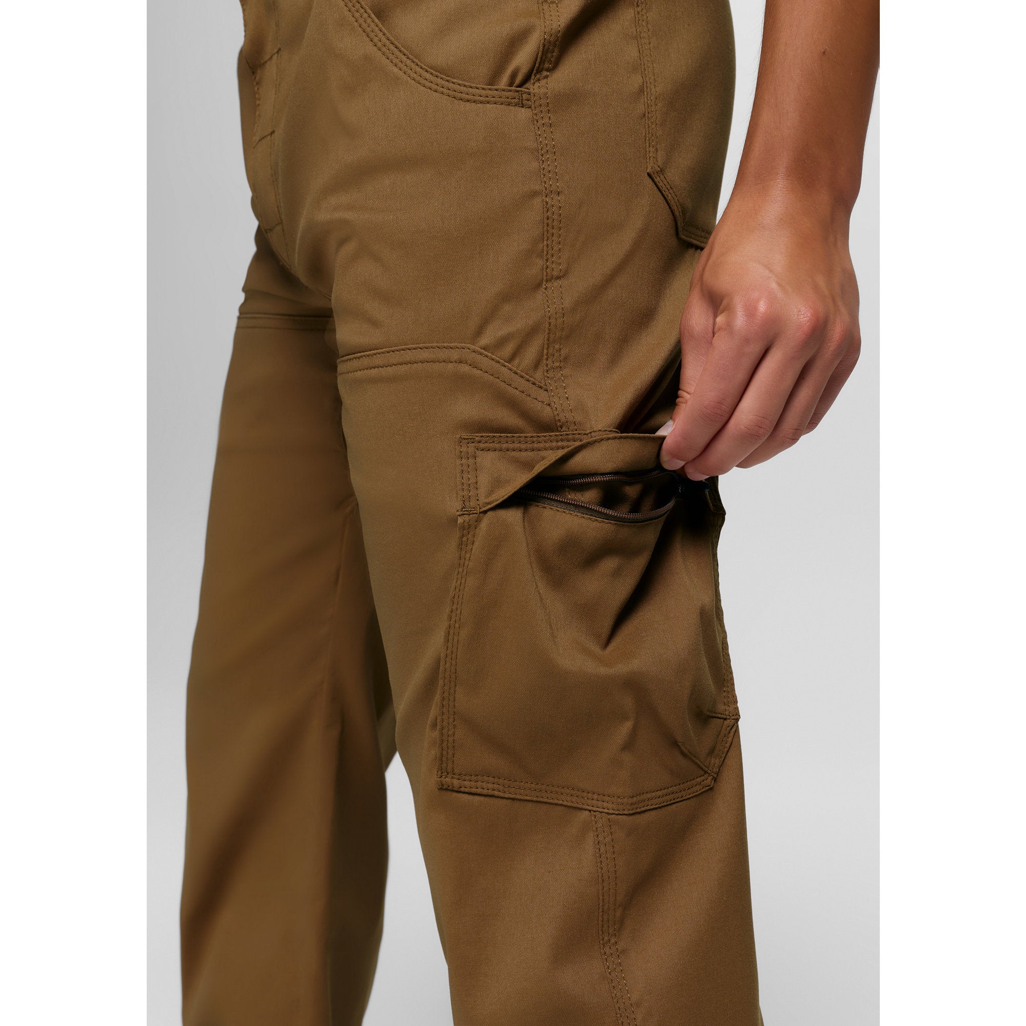 [2056941-SEPIA] MENS PRANA STRETCH ZION RELAXED FIT UPF 50+ STRAIGHT LEG PANTS
