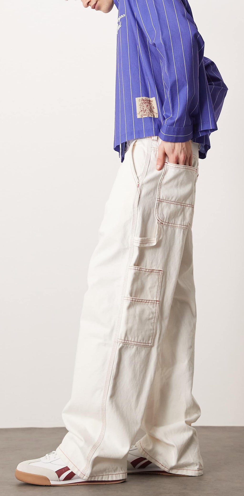 [A4Z6RC48] MENS DICKIES CARPENTER DENIM TROUSERS LOOSE FIT