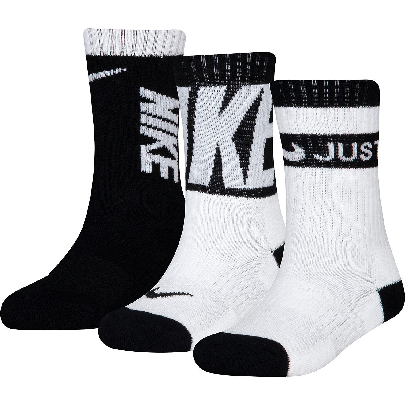 [BN0679-023] YOUTH NIKE SPORT GRAPHIC CREW SOCKS 3-PACK