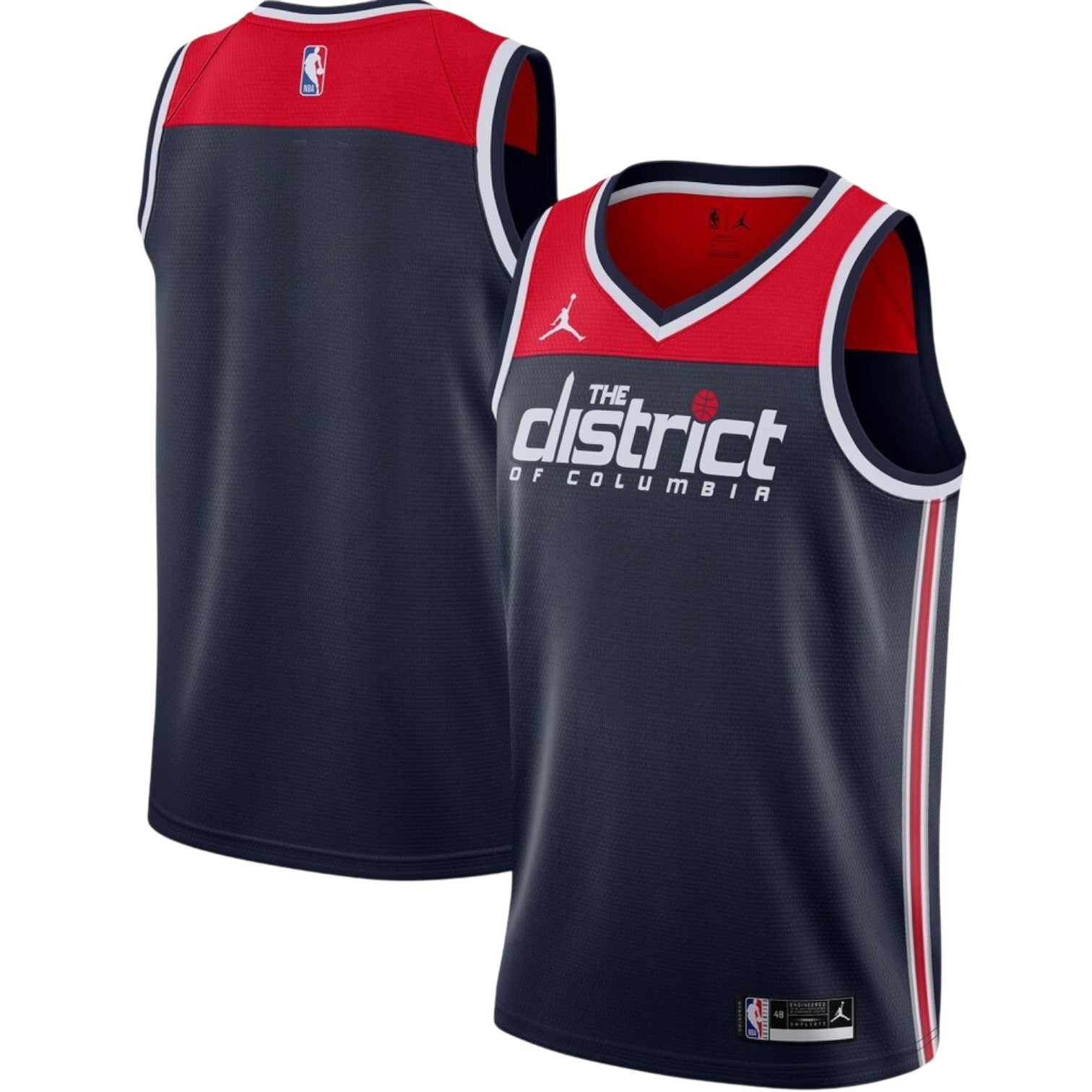 [AT9911-419] MENS NIKE NBA WASHINGTON WIZARDS 2020/21 SWINGMAN PLAYER JERSEY STATEMENT EDITION