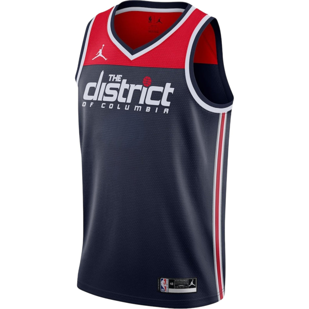 [AT9911-419] MENS NIKE NBA WASHINGTON WIZARDS 2020/21 SWINGMAN PLAYER JERSEY STATEMENT EDITION