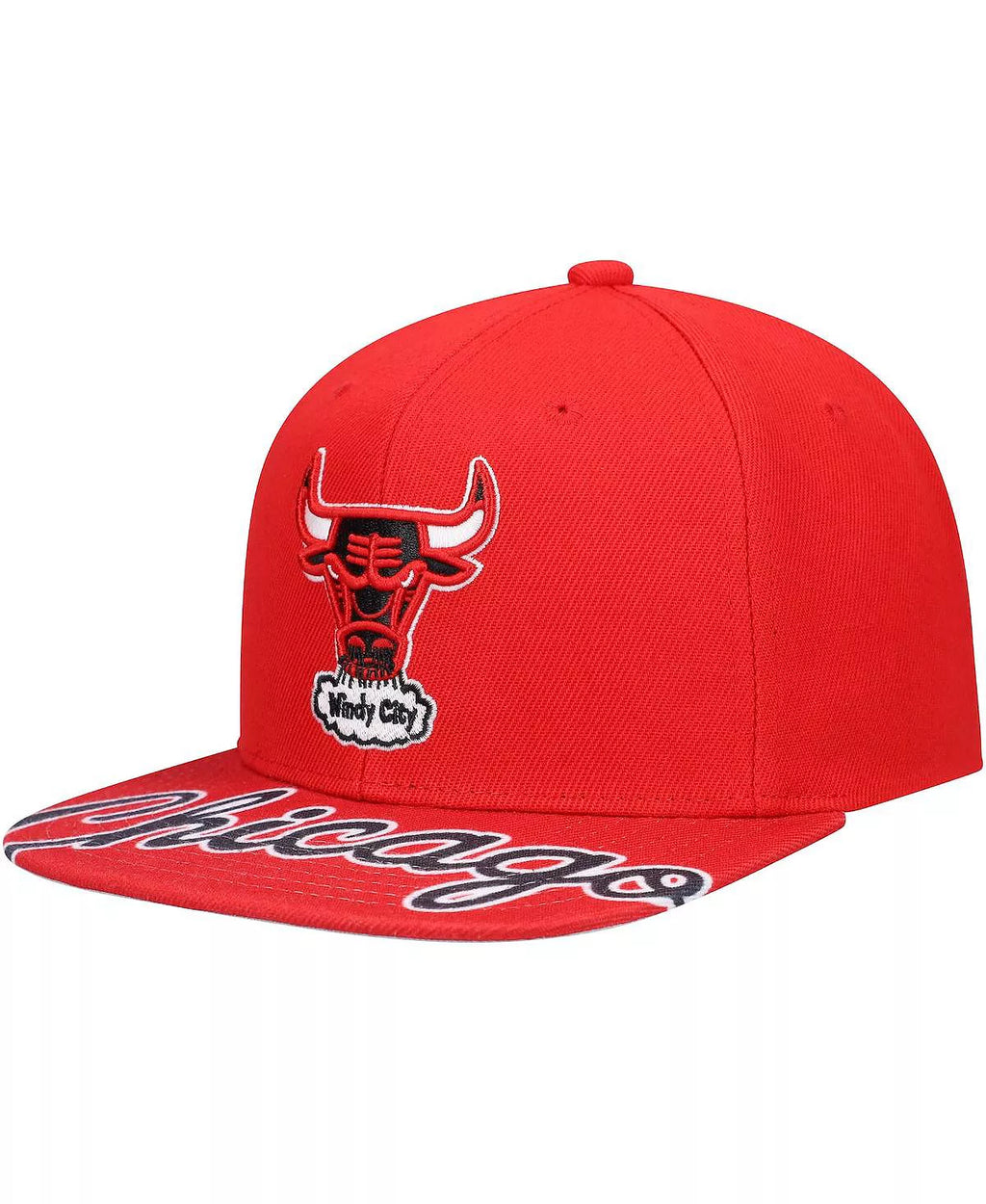 [6HSSMM21036-CBURED1] MENS NBA CHICAGO BULLS SWINGMAN POP SNAPBACK